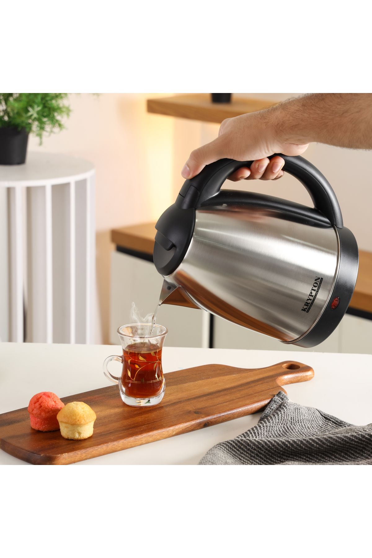 KRYPTON-Stainless Steel Electric Kettle | 1.8 L | 1500 W 3