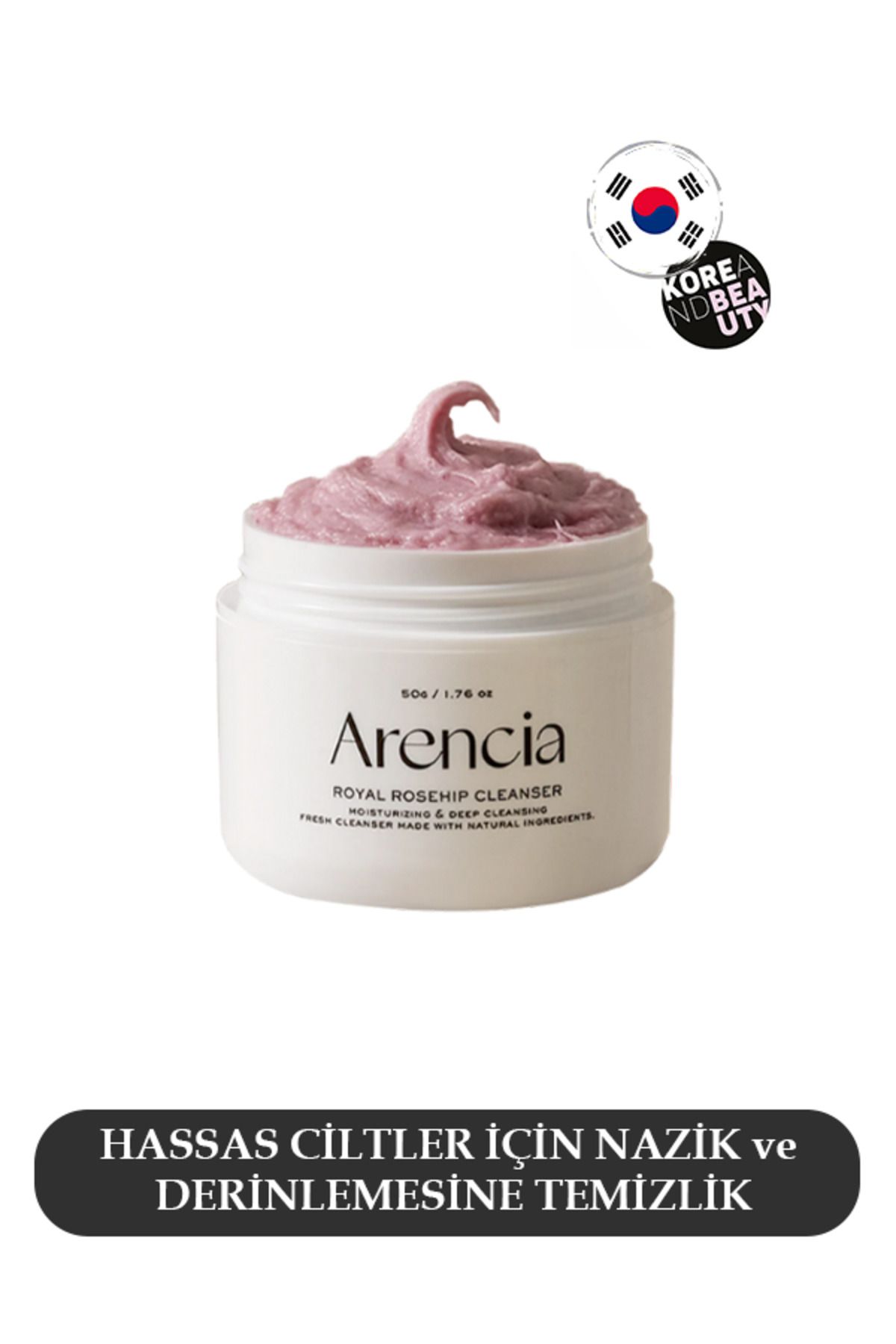 Arencia Royal Rosehip Cleanser 120g Hassas Ve Normal Ciltler Iki Aşamalı Cilt Ve Makyaj Temizleyici 120g