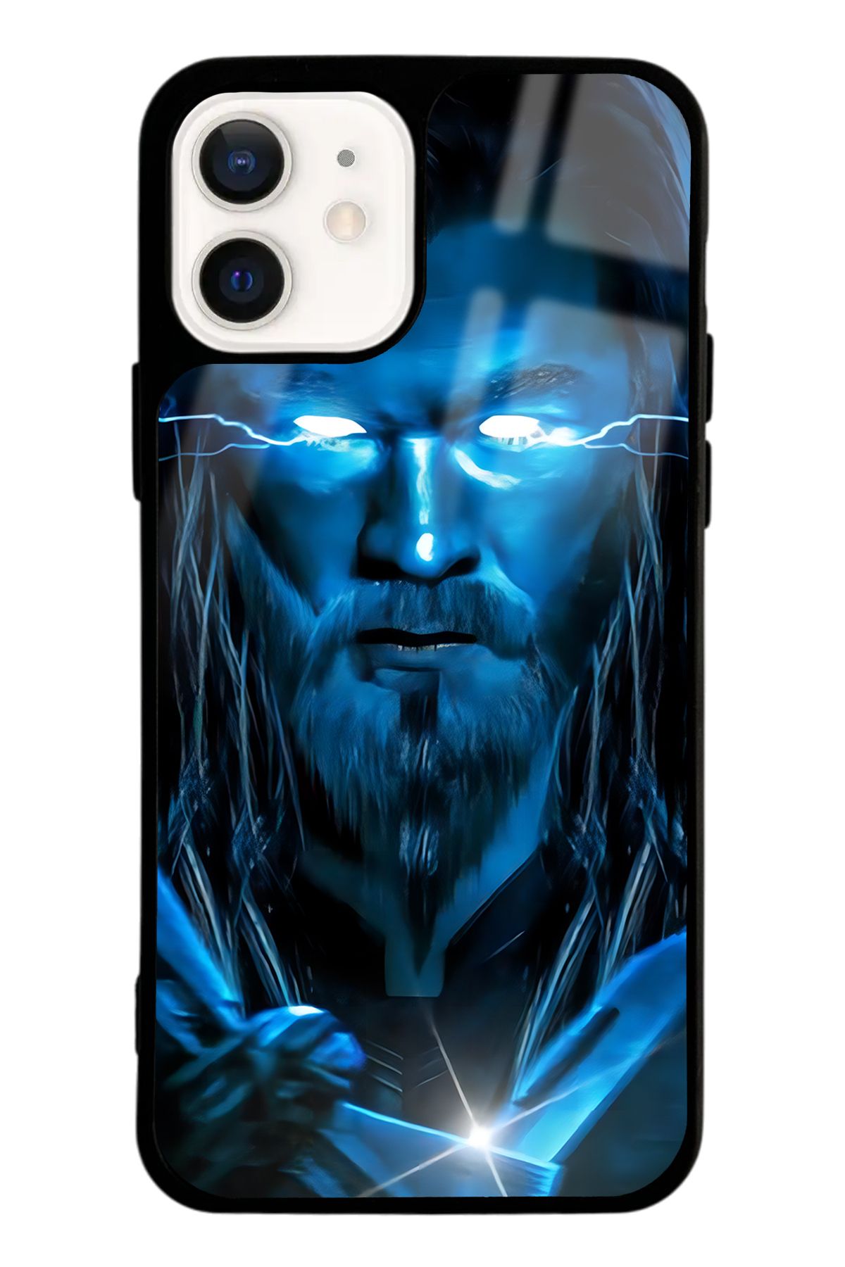 Spoyi iPhone 12 Thor Tasarımlı Glossy Telefon Kılıfı