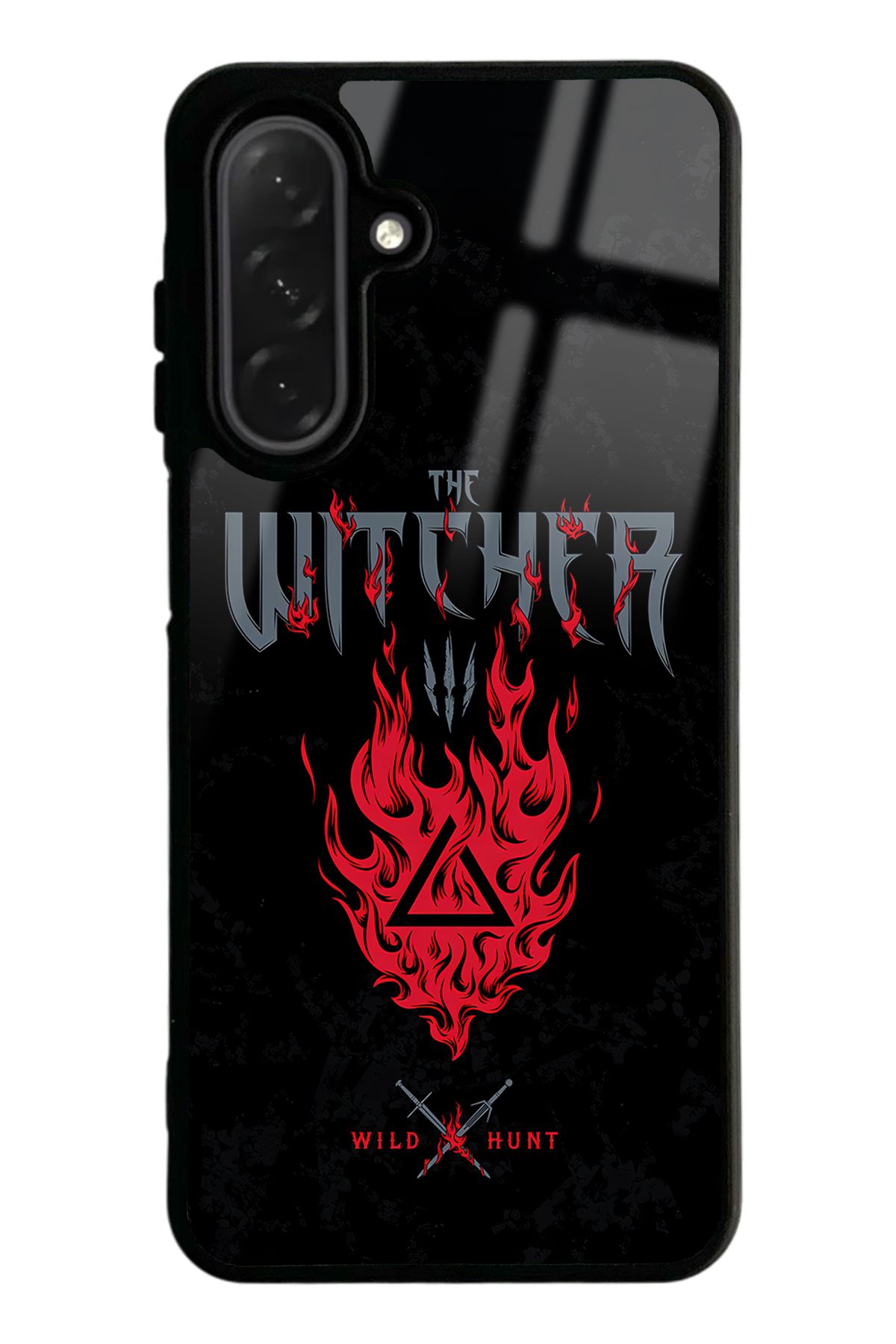 Spoyi Samsung A26 Witcher 3 Fire Tasarımlı Glossy Telefon Kılıfı