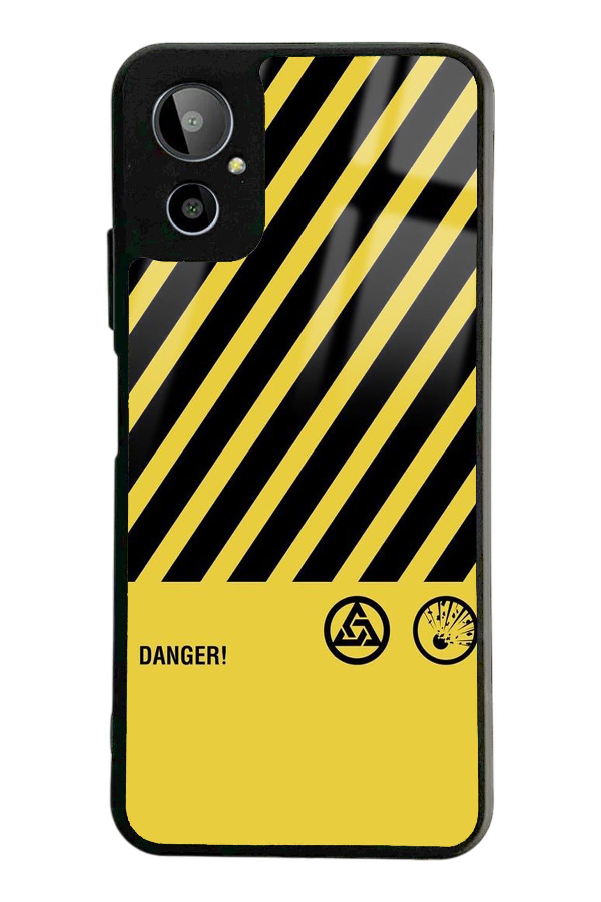 Spoyi Gm 23 SE Danger Tasarımlı Glossy Telefon Kılıfı