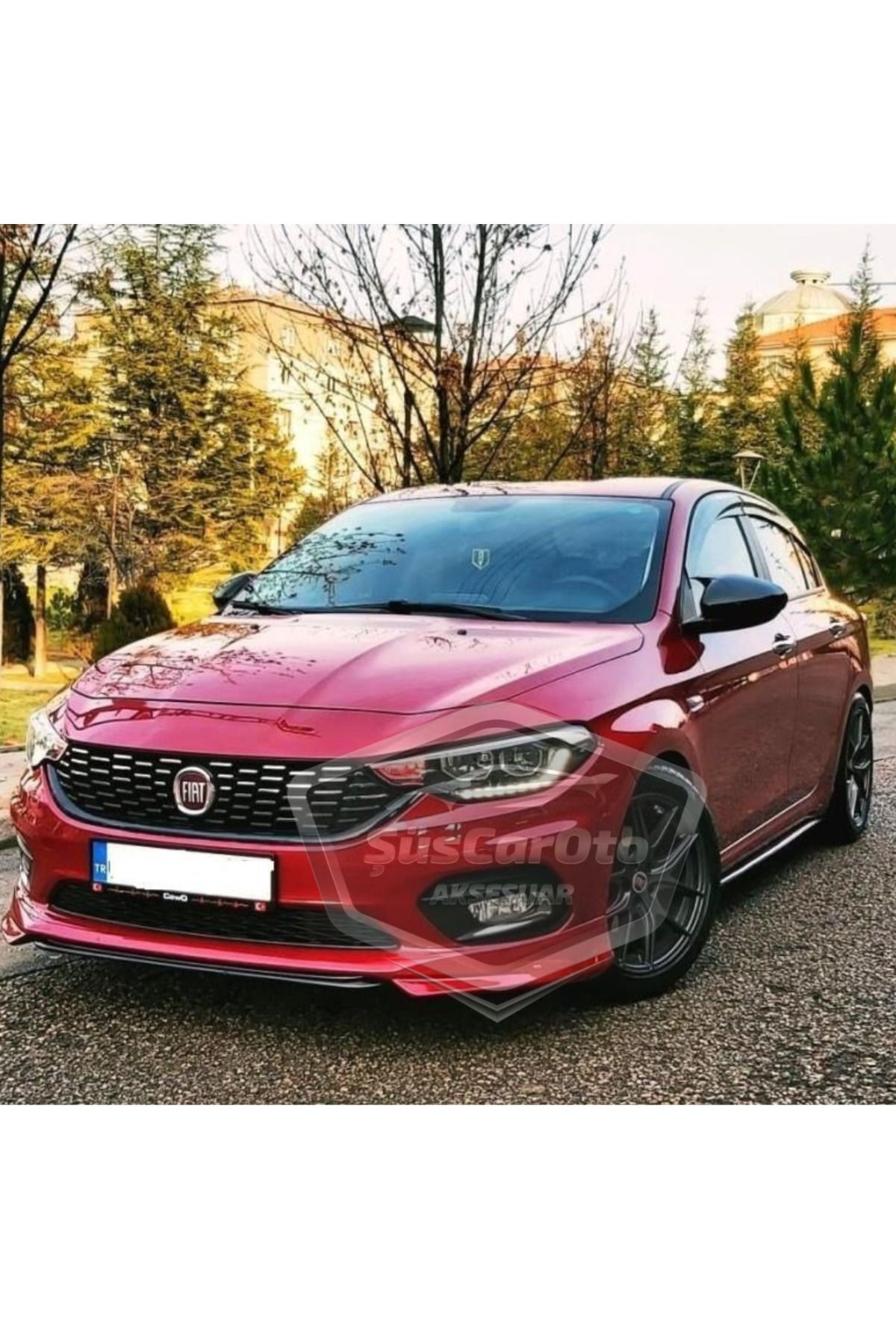 caralp Fiat Egea Batman Yarasa Ayna Kapağı Piano Black ABS Plastik