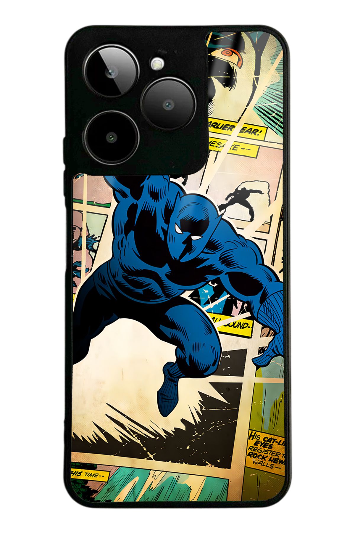 Spoyi Gm Era 30 Black Panther Kara Panter Tasarımlı Glossy Telefon Kılıfı