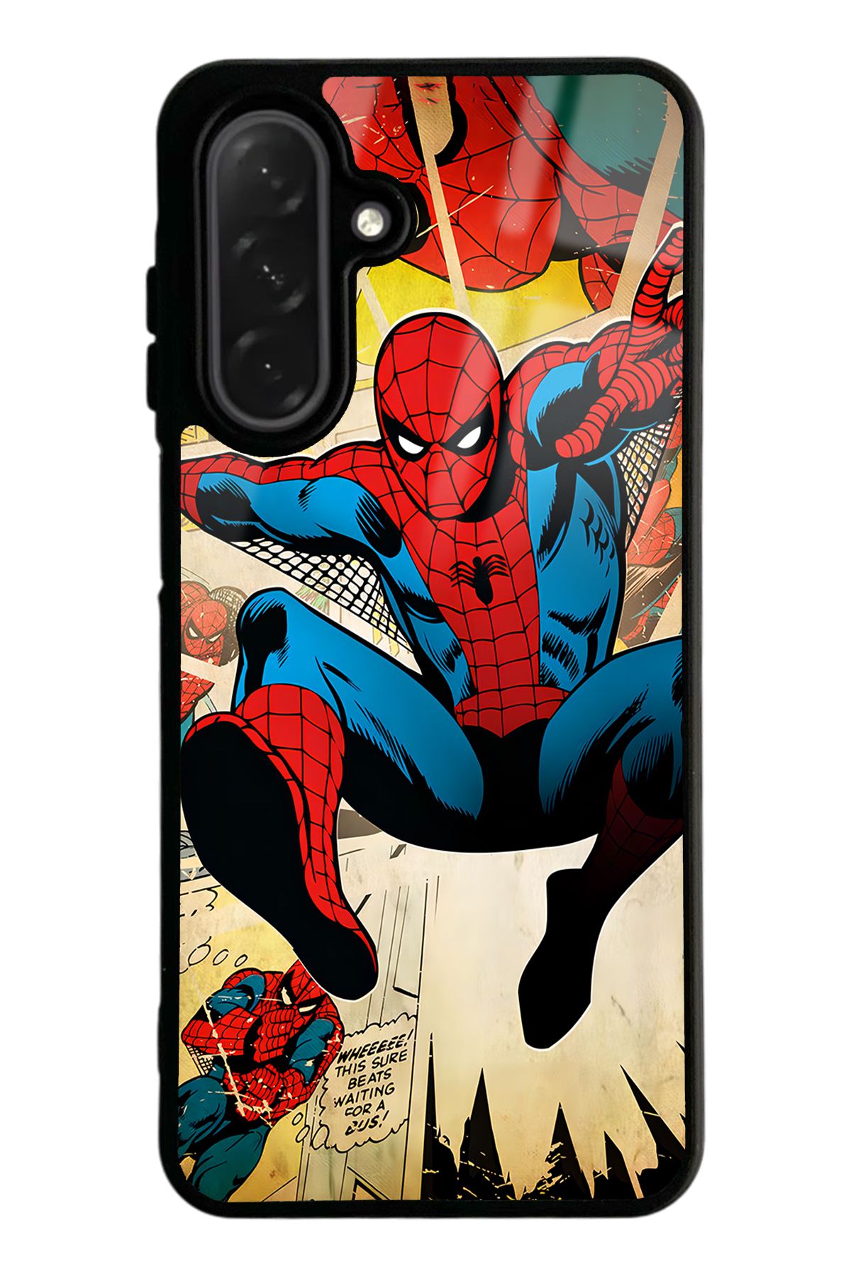 Spoyi Samsung A26 Spider-Man Örümcek Adam Tasarımlı Glossy Telefon Kılıfı