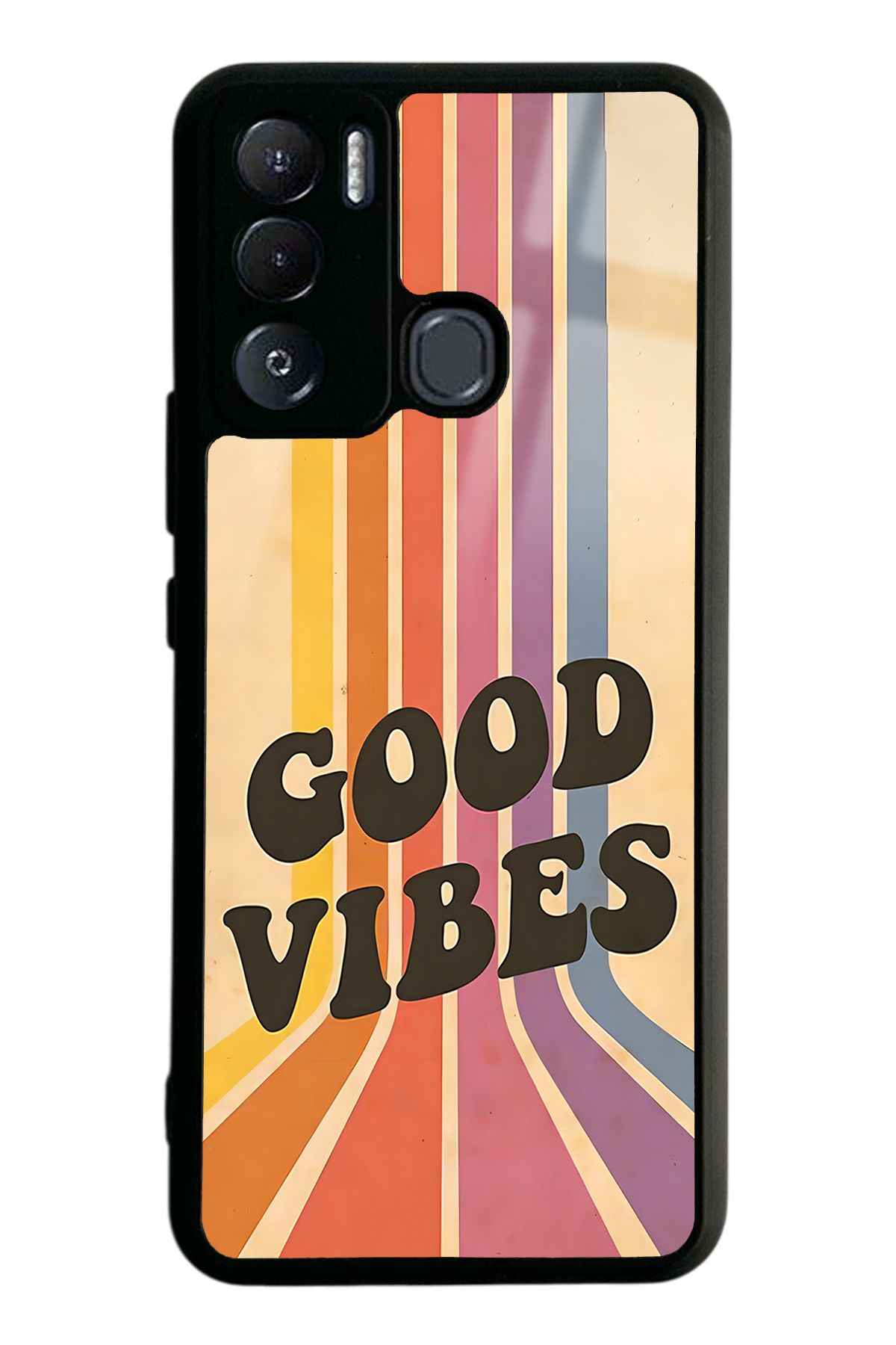 Spoyi Tecno Pova Neo Good Vibes Tasarımlı Glossy Telefon Kılıfı