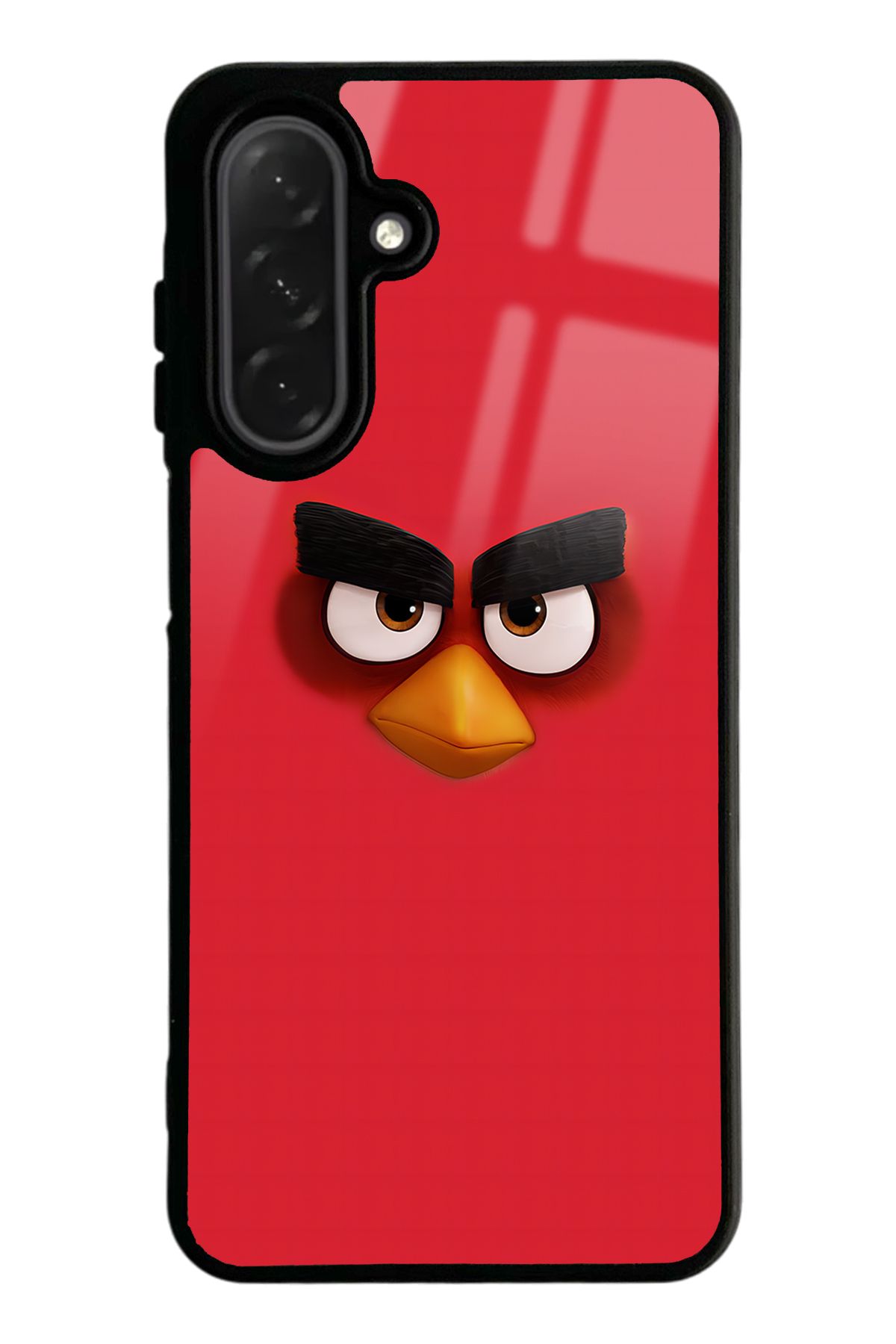 Spoyi Samsung A26 Red Angry Birds Tasarımlı Glossy Telefon Kılıfı