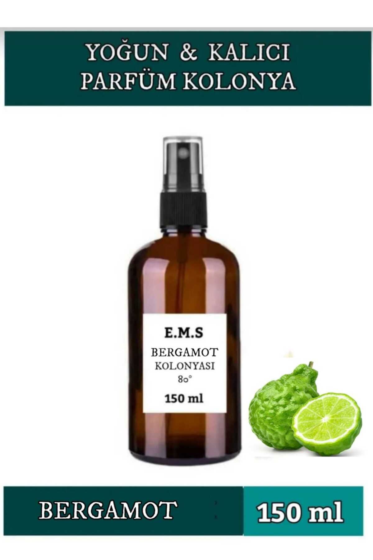 E.M.S AVM BERGAMOT KOLONYASI 150 ML PARFÜMLÜ BERGAMOT KOLONYASI 80 DERECE.