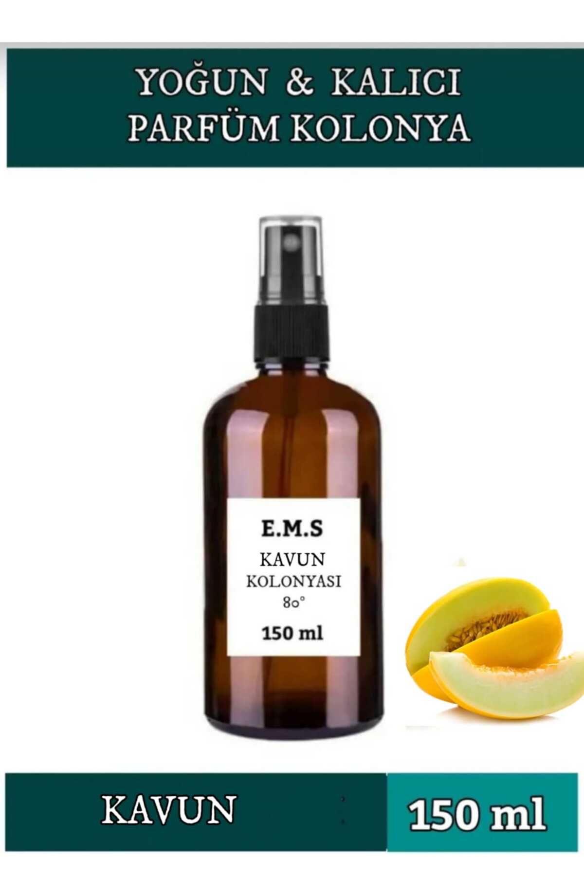 E.M.S AVM Kavun Kolonyası 150 ml Parfümlü Kavun Kolonyası 80 Derece.