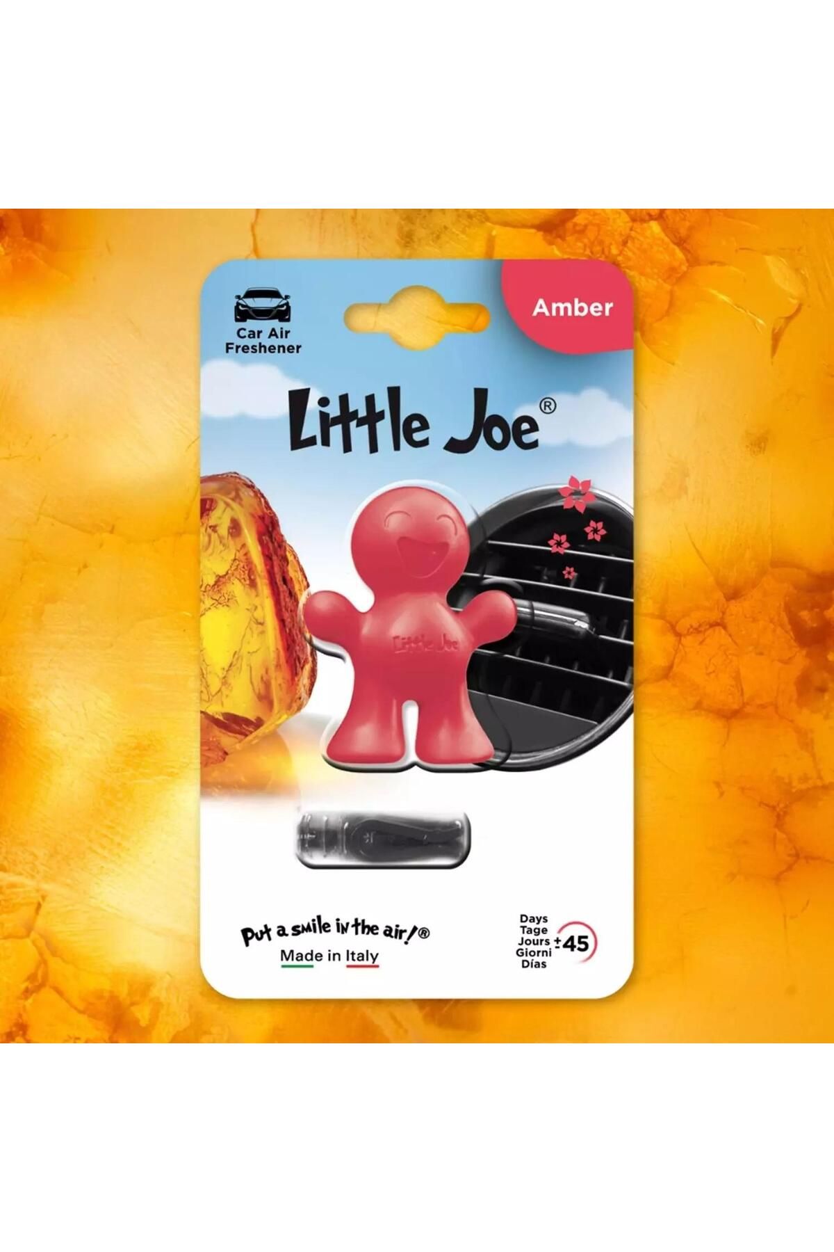 LİTTLEJOYS Little Joe Amber Araç Kokusu (Amber) -45 Gün -Oto Kokusu Kalıcı Klima Parfüm