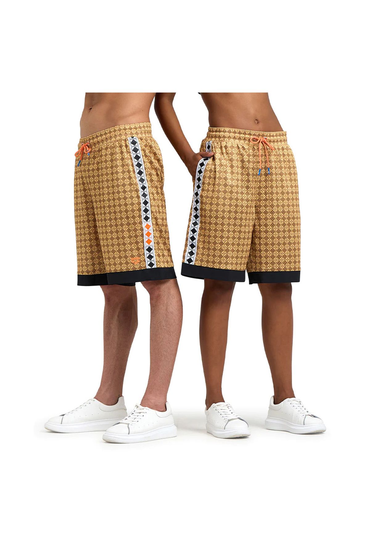 ARENA-50th Bermuda Mesh Unisex Sarı Günlük Stil Şort 006454313 1