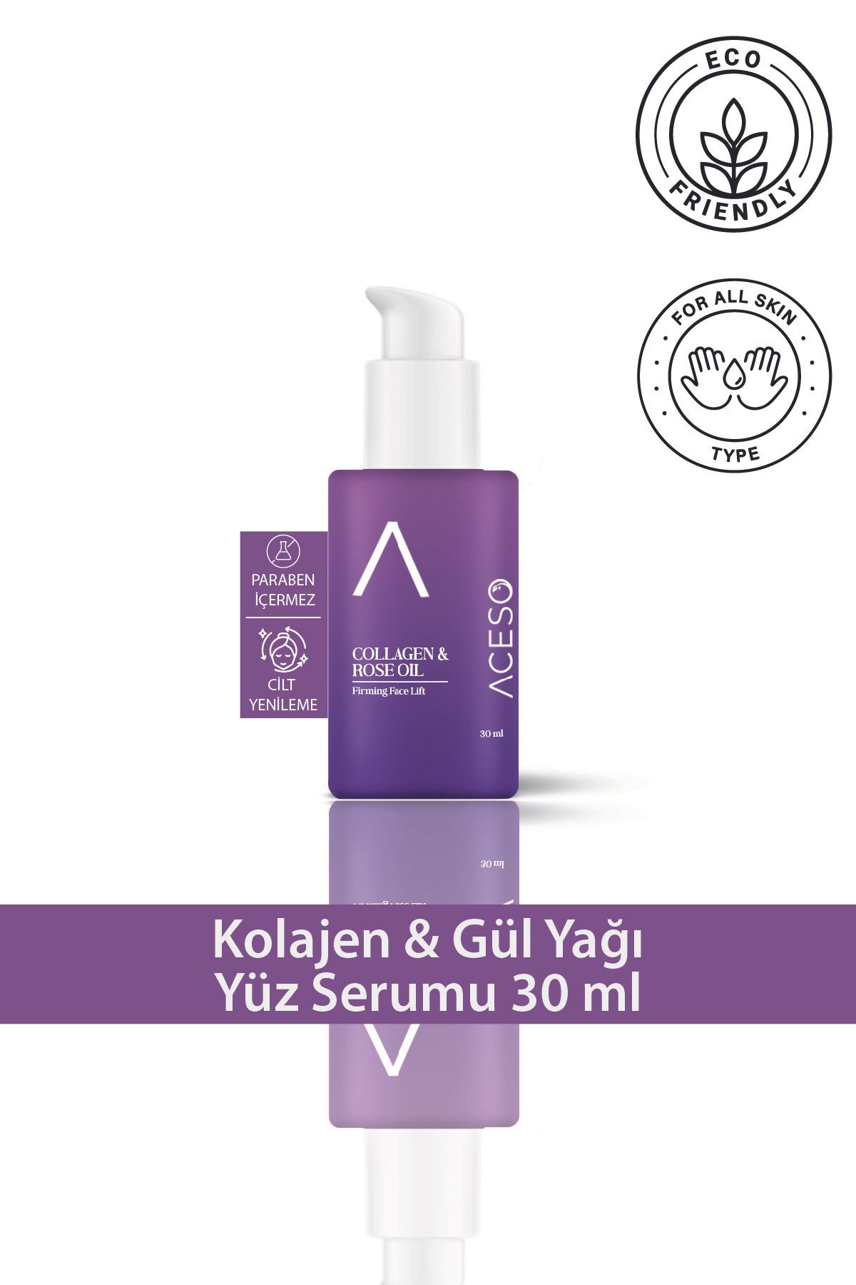 Aceso Cosmetics Kolajen Flaş Bombası Yüz Serumu