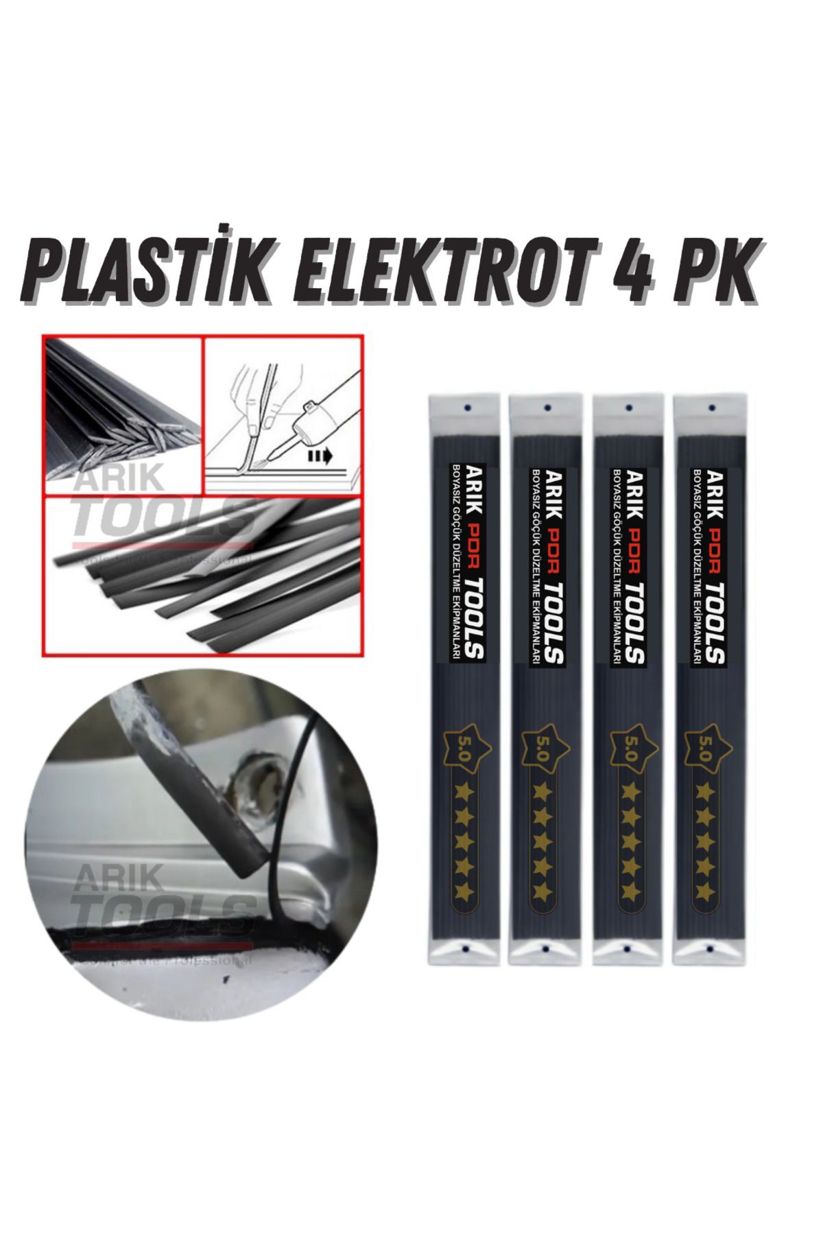 ARIKTOOLS PLASTİK ELEKTROT 4 PAKET SİYAY