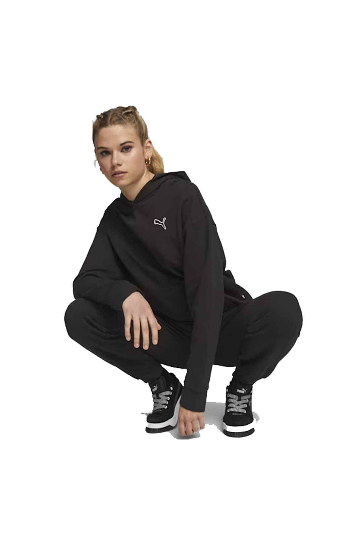 Puma Better Essentials Kadın Siyah Günlük Stil Sweatshirt 67598801 görsel 3