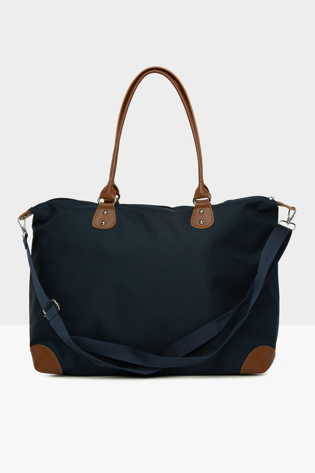 Bagmori-Navy Blue Baby Bag Printed Garnished Mother Baby Bag m 000008582 3