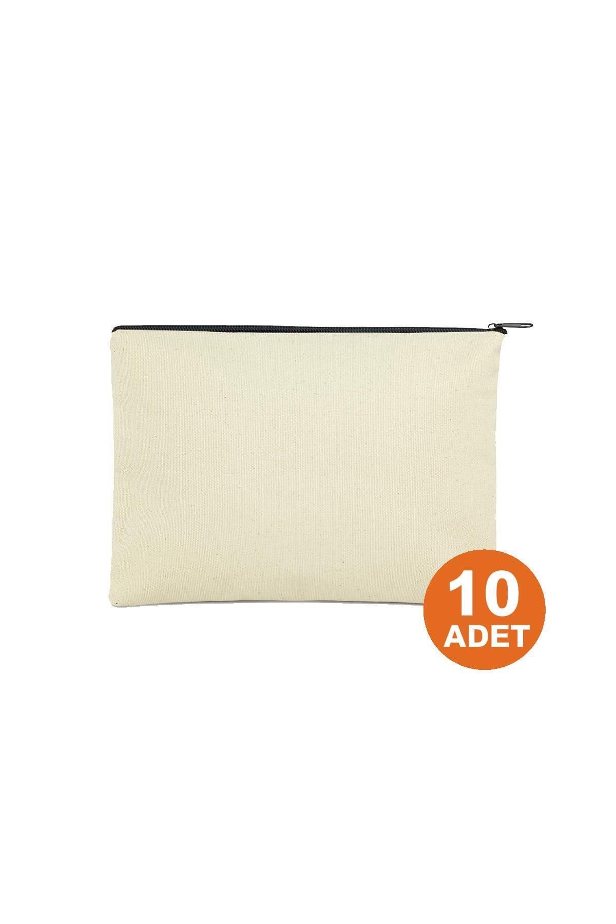 Çınar Bez Çanta KANVAS KUMAŞ CLUTCH ÇANTA | 10 ADET