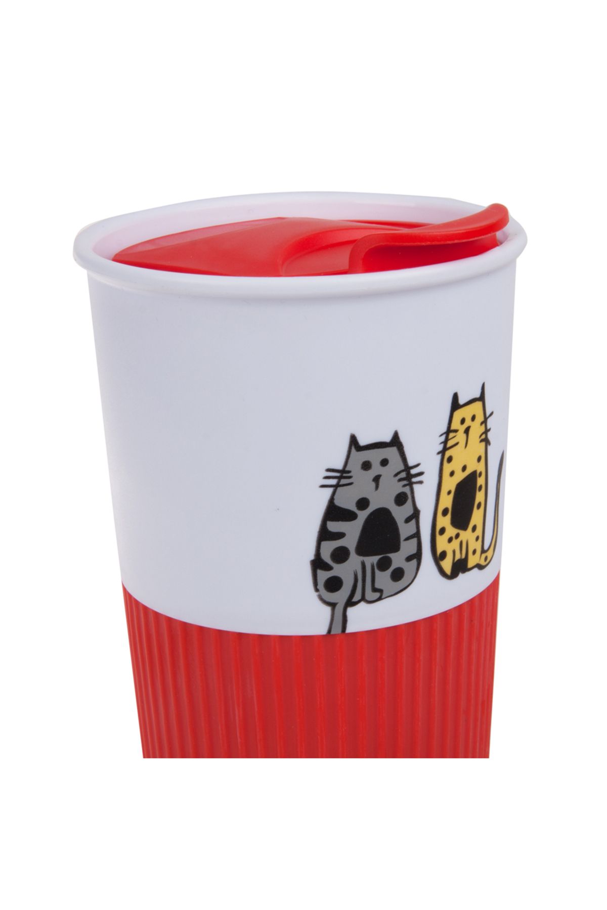 Biggdesign-450 ml Capacity Cats Plastic Mug 7