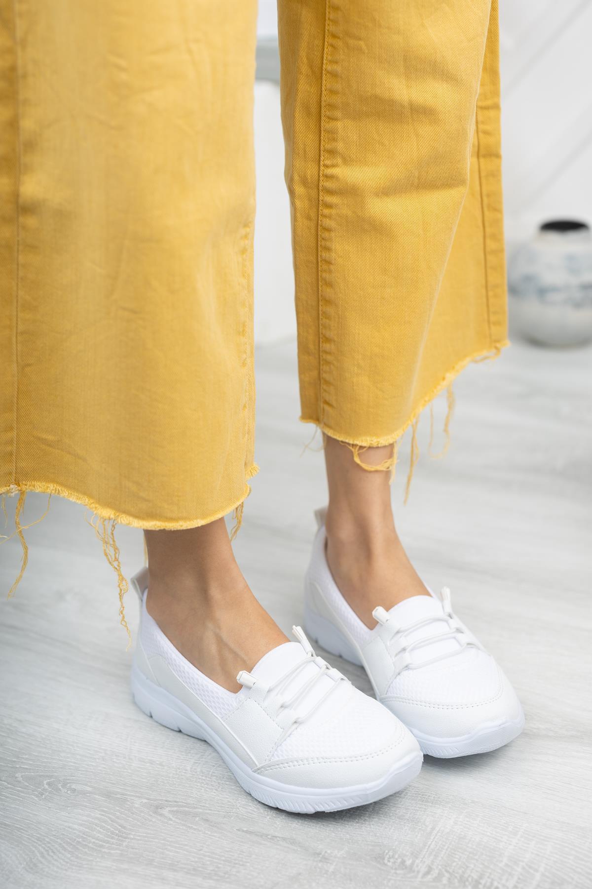 StWenn Kadın Sneaker Rahat Taban Günlük Ayakkabı Kadın Babet Anne Ayakkabı görsel 4