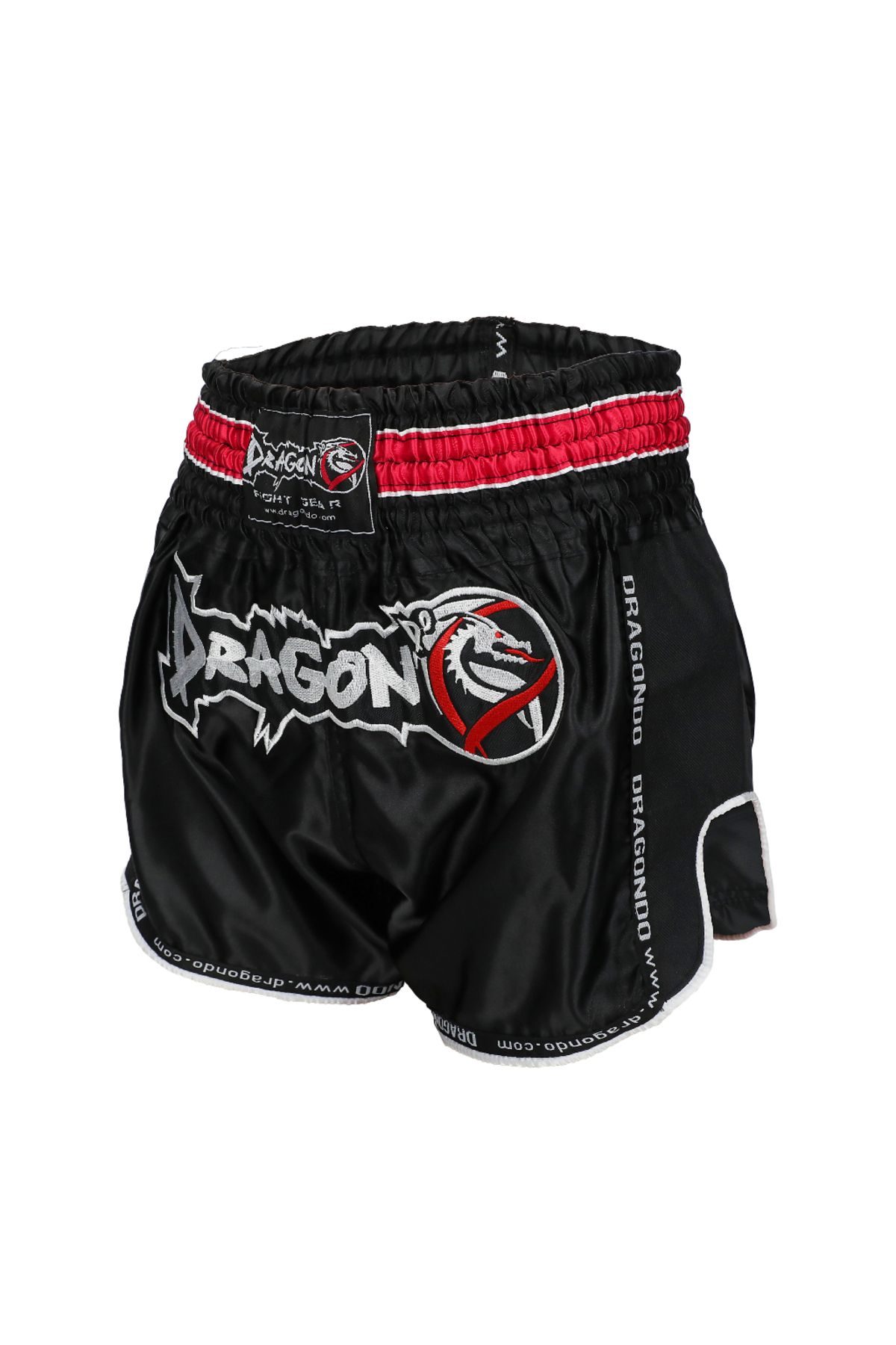 MT3075 Retro NEO Muaythai Şortu Siyah Retro Muay Thai Şort - 3
