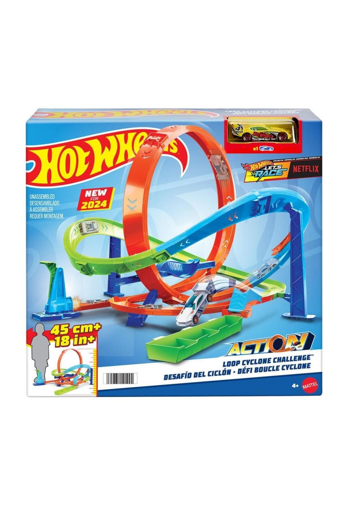 CPU ELEKTRONİK NessiWorld HTK16 Hot Wheels Bumerang Çemberli Yarış Pisti