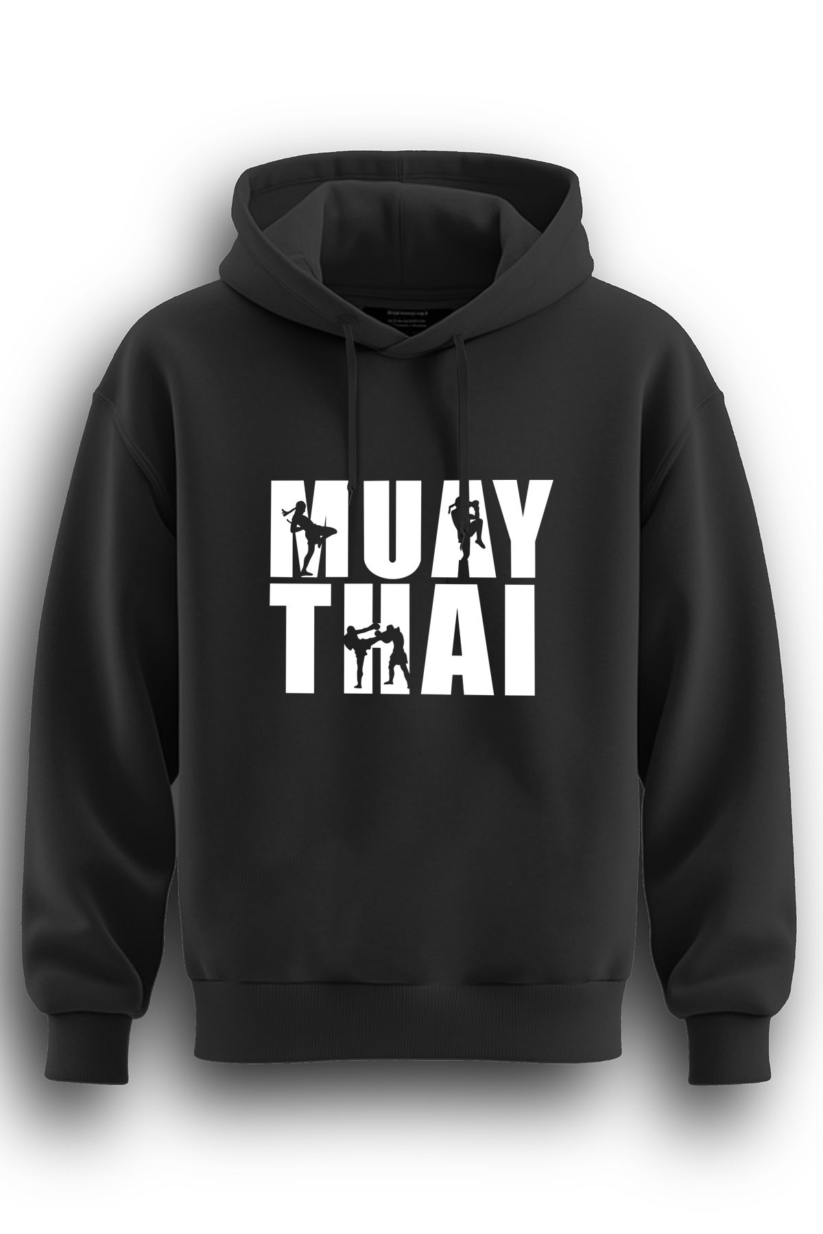 TOP GLORY Ön  Baskılı  Sweatshirt Kapüşonlu 3 İplik Hoodie Muay Thai Sweat Mthai2272