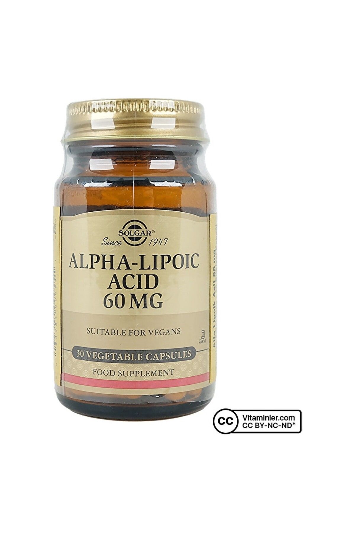 Solgar Alpha Lipoic Acid 60 Mg 30 Kapsül