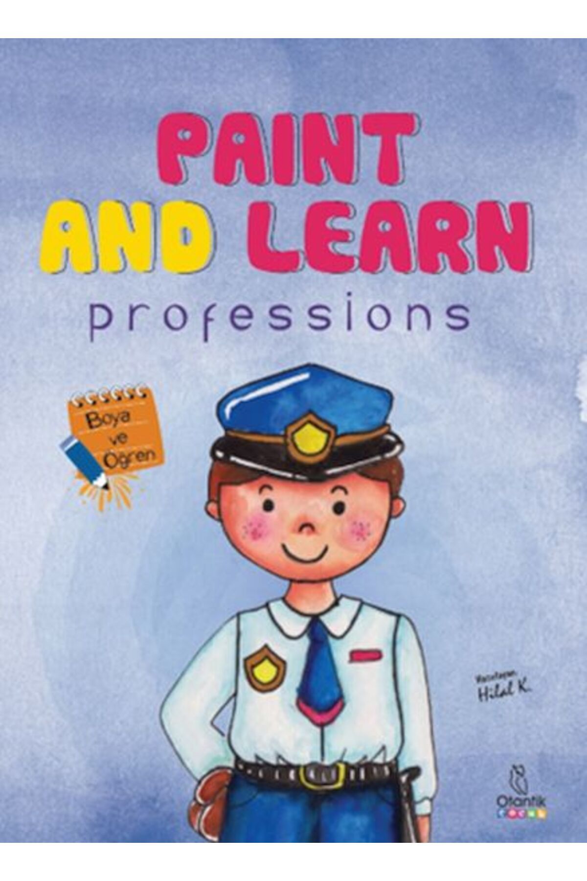 Otantik Kitap Paint and Learn Professions