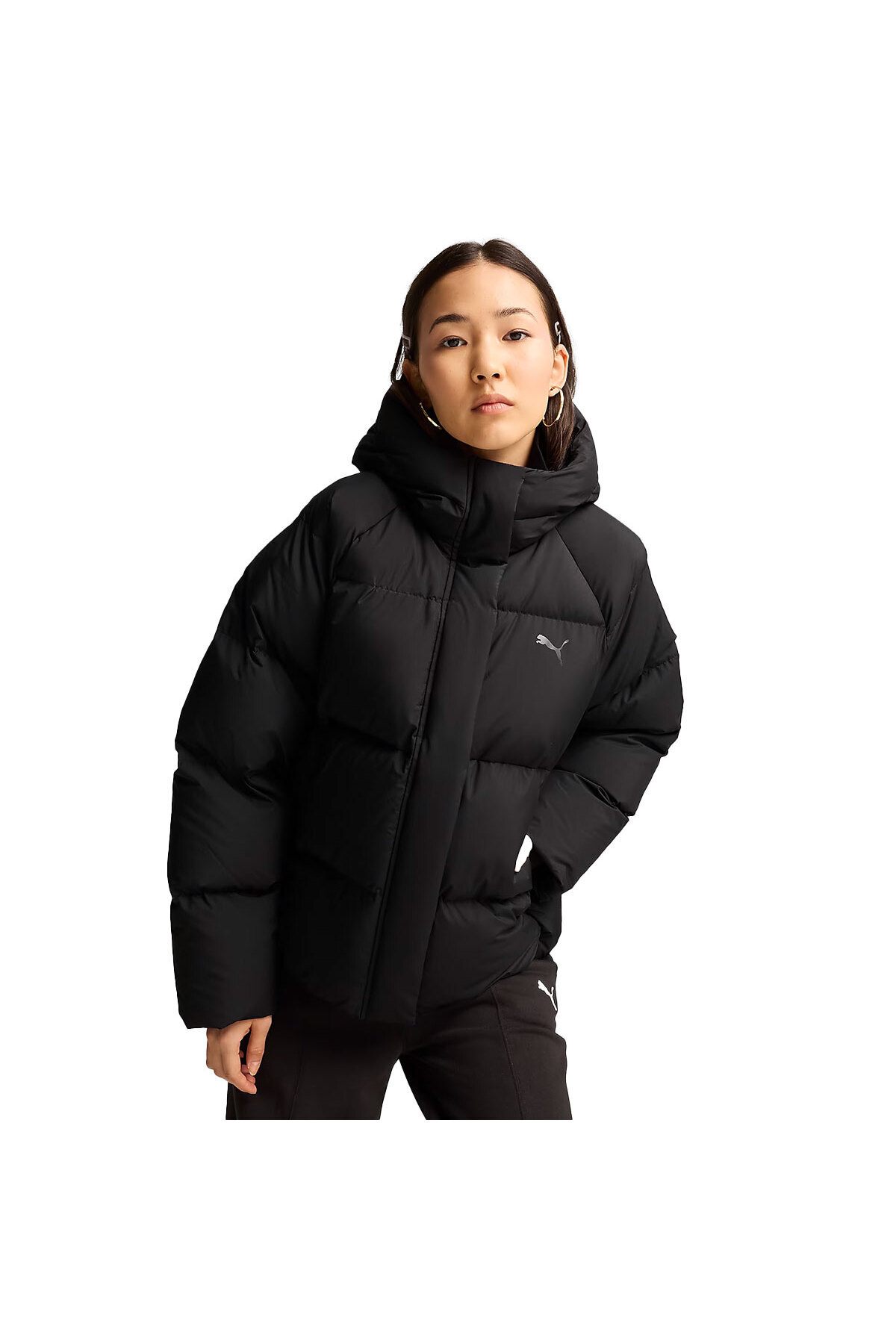 Puma Down Puffer Kadın Siyah Günlük Stil Mont 62648701