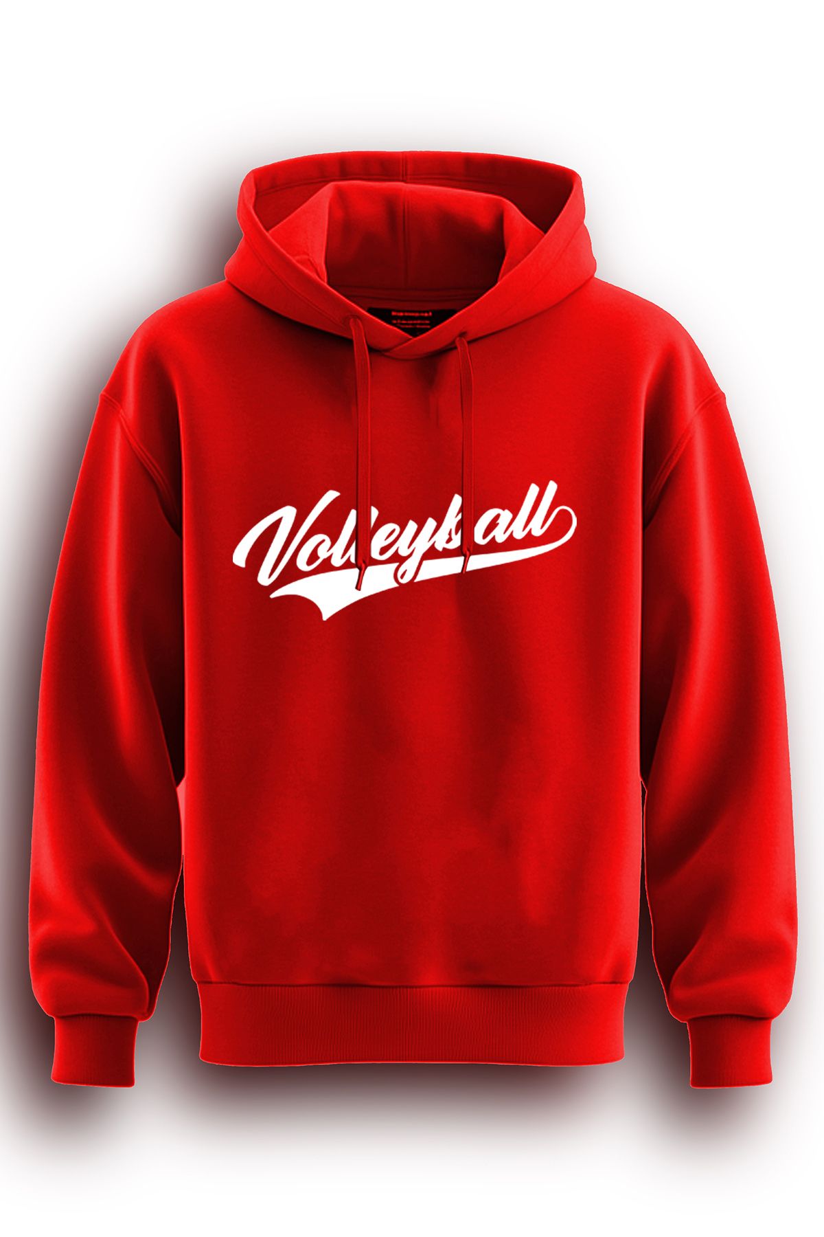 TOP GLORY Voleybol Baskılı  Sweatshirt Kapüşonlu 3 iplik Hoodie Volleyball Sweat VOLBQ1541