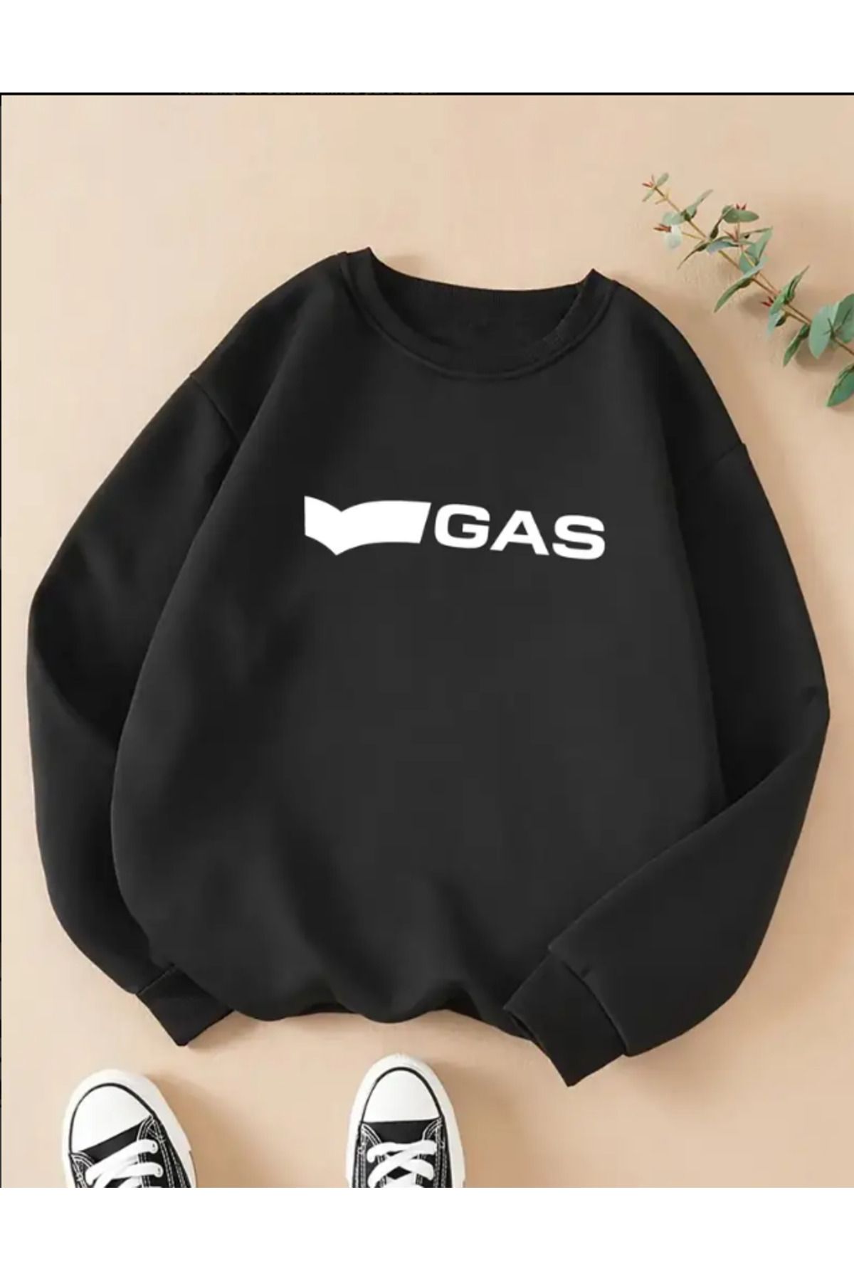 Marco Fresco Unisex GAS Baskılı Sweatshirt