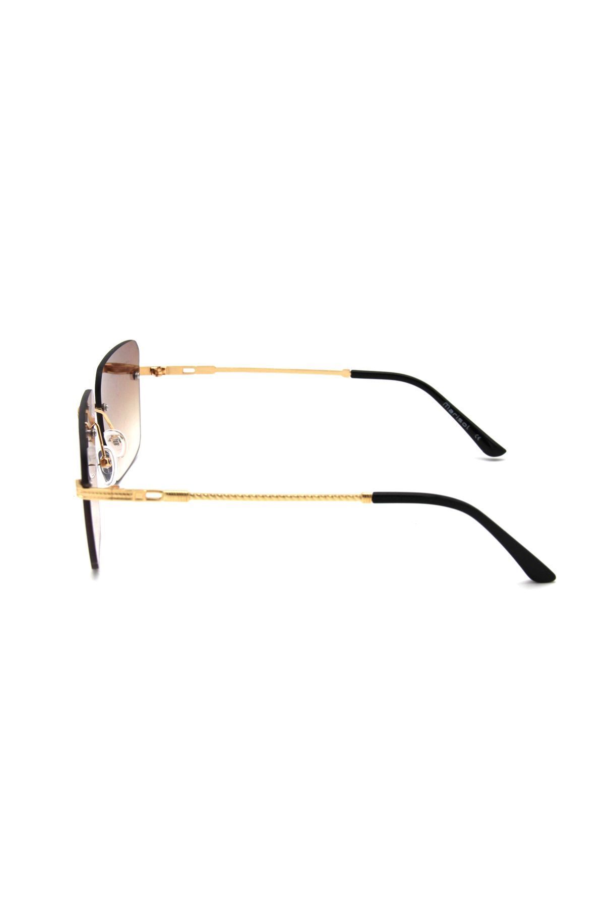 Marisol-Mrs 36062 Gold Brown - Unisex Sunglasses 4