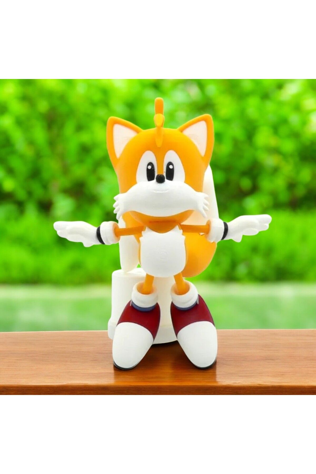 petadora Sonic Hedgehog Kirpi Sonic Anime Figür Eklemli Parçaları Birleştir Miles Tails Prower 16 Cm.