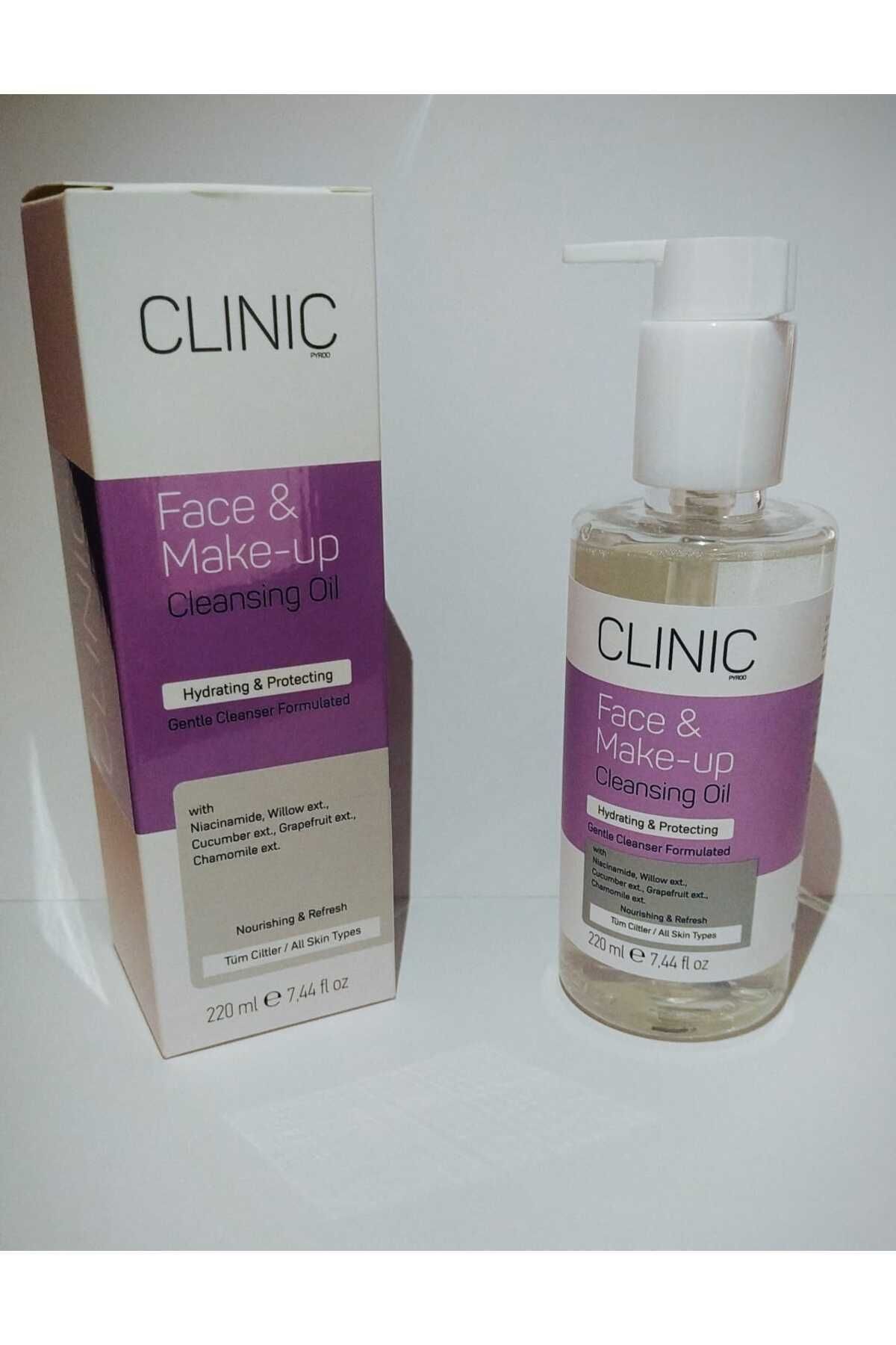 CLINIC PYROO CLİNİC PYROO MAKYAJ YAĞ BAZLI TEMİZLEYİCİ 220 ML YÜZ VE VÜZCUT İÇİN TEMİZLEME YAĞI