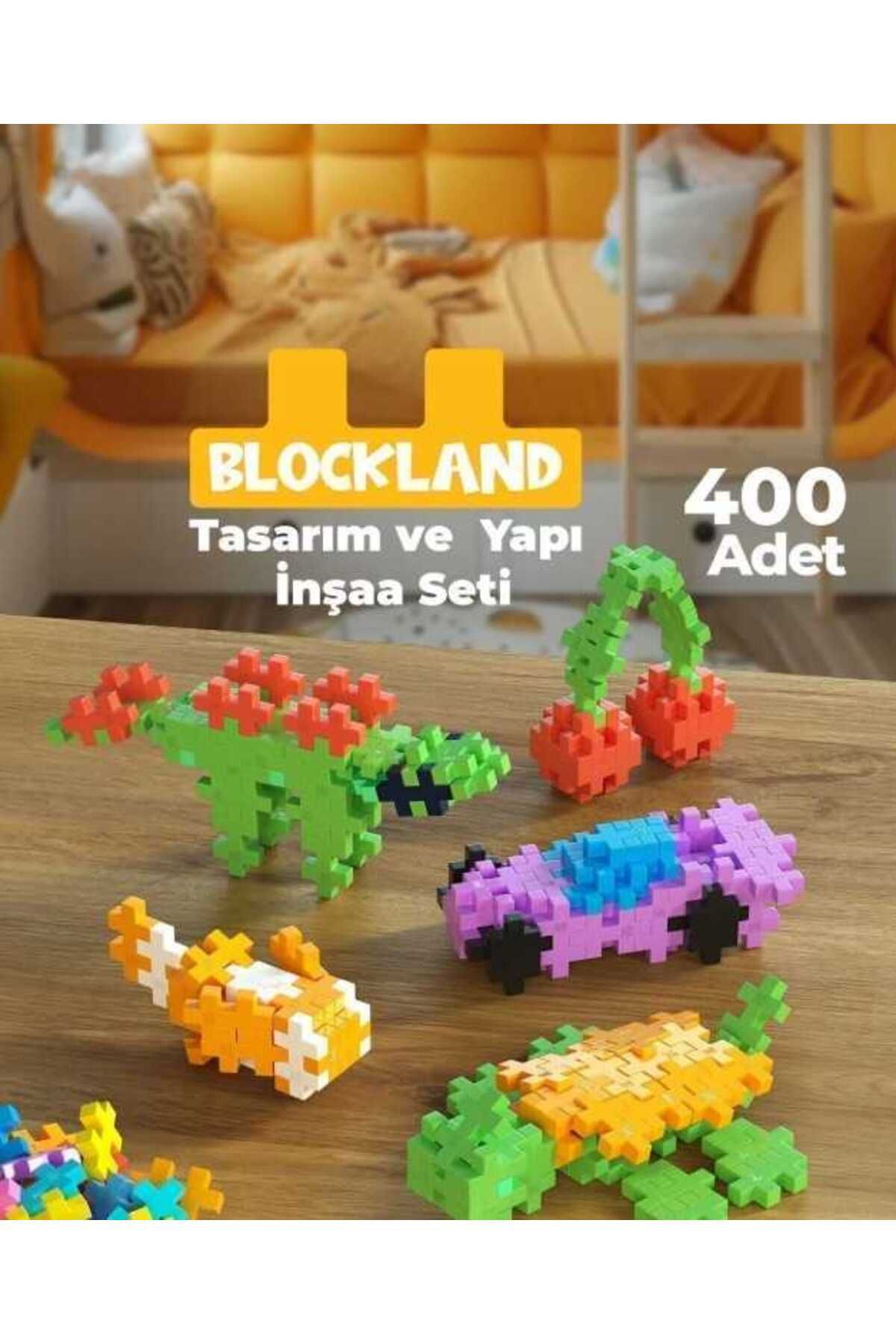 do toys Blockland double plus 400 Parça pixel tasarımcı yapı inşaa eğitici Oyuncak