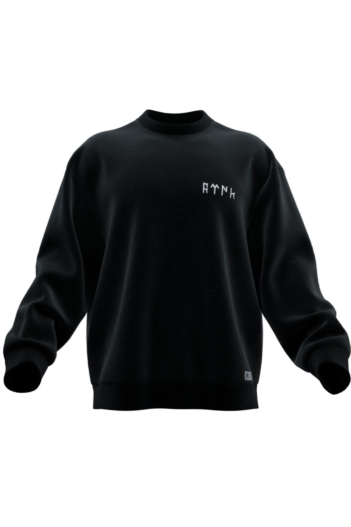 TURAN TACTICS Göktürkçe Türk Tasarımlı Rahat Kalıp Unisex Sweatshirt