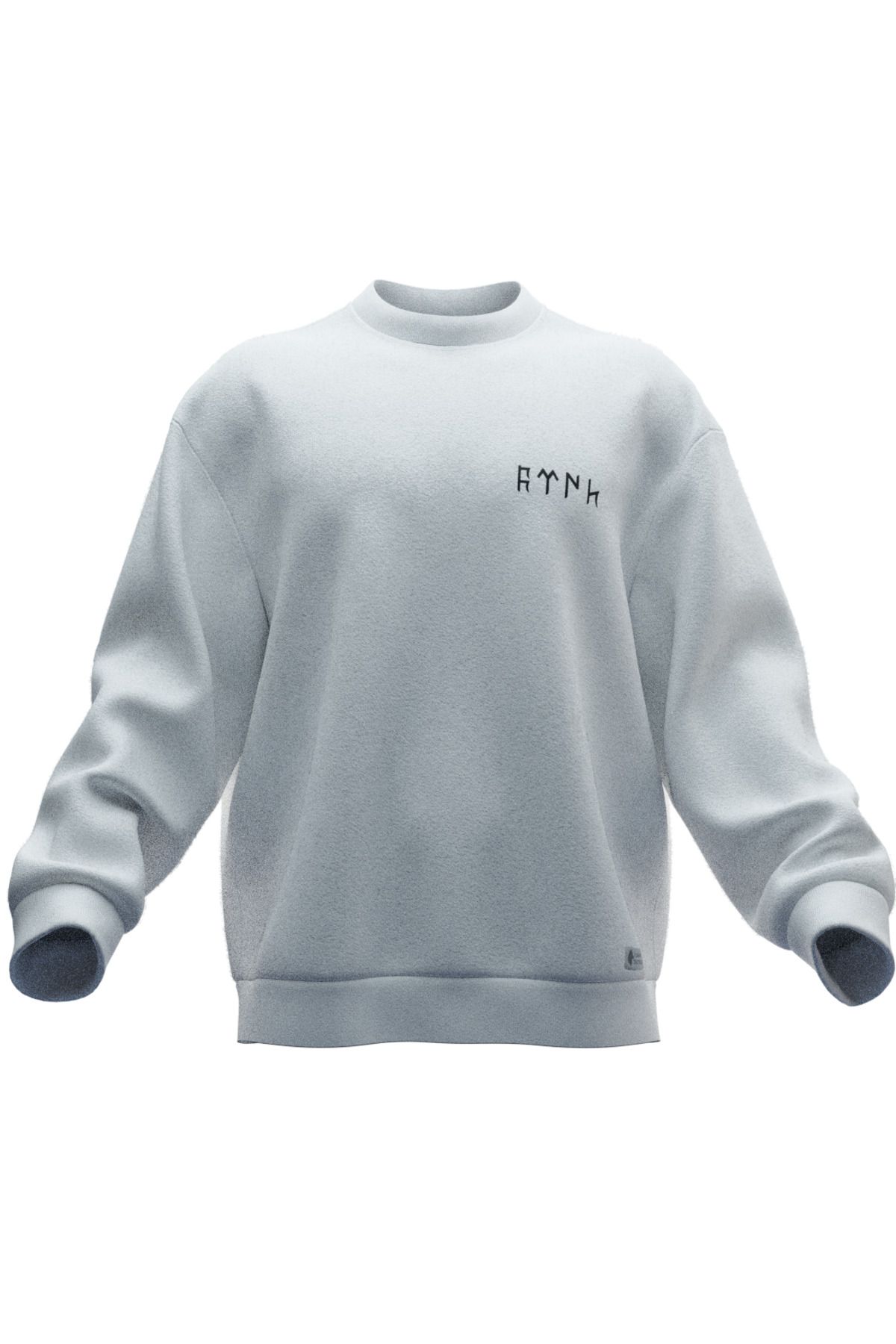 TURAN TACTICS Göktürkçe Türk Tasarımlı Rahat Kalıp Unisex Sweatshirt