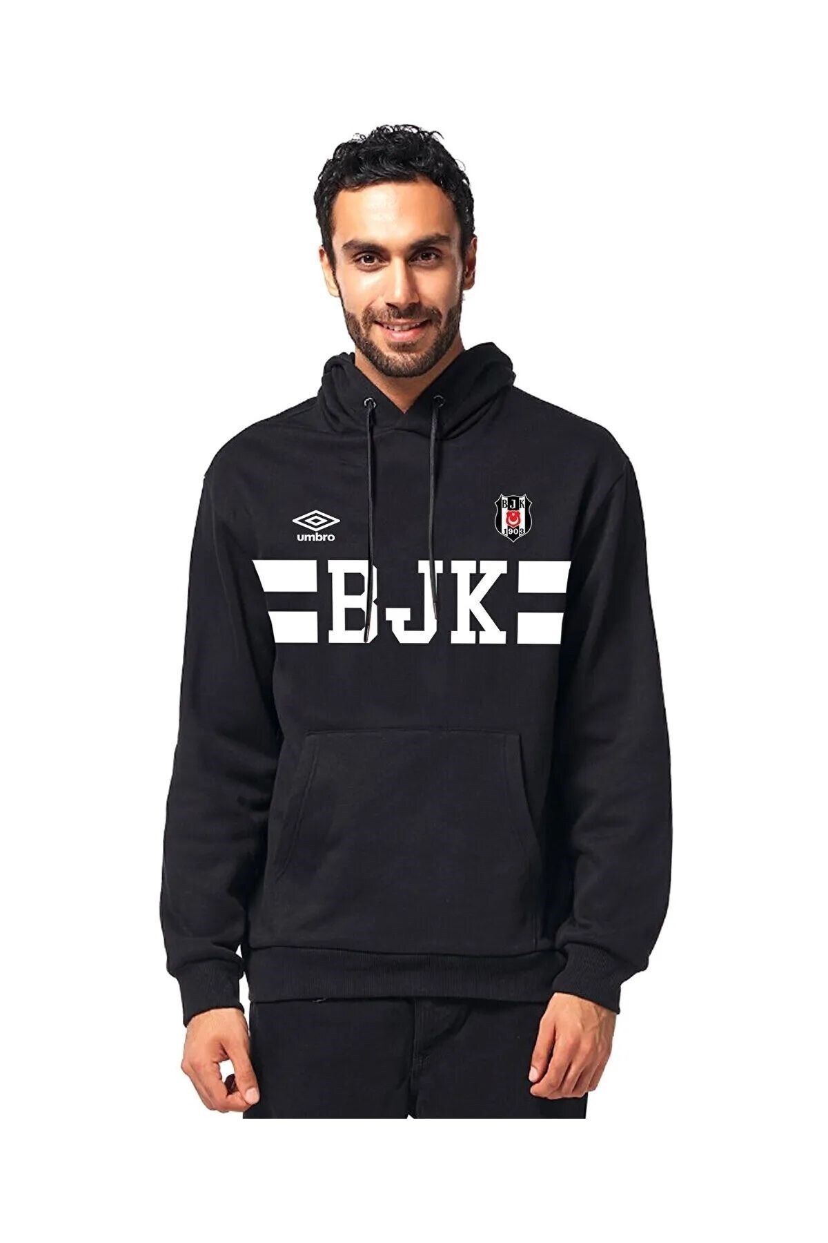 Beşiktaş Beşiktaş Lisanslı Kapüşonlu Sweatshirt