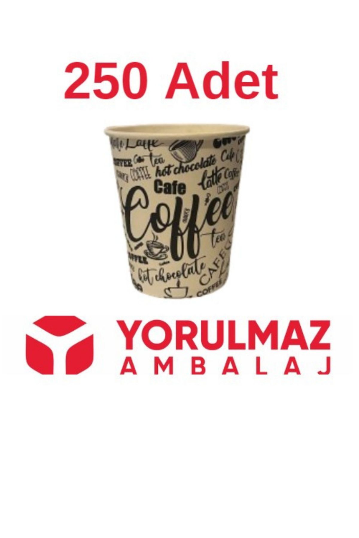 YorulmazAmbalaj 7 Oz 180  Cc Kullan At Karton Bardak 250 Adet