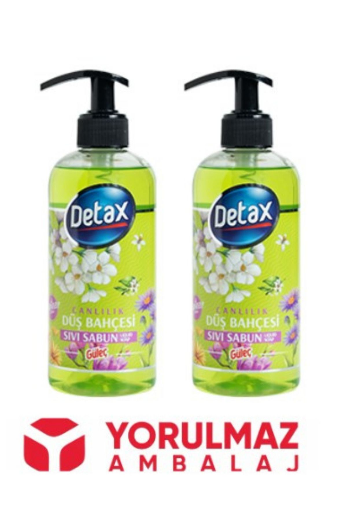 Detax Sıvı El Sabunu 400 Ml Düş Bahçesi 2 Li Paket