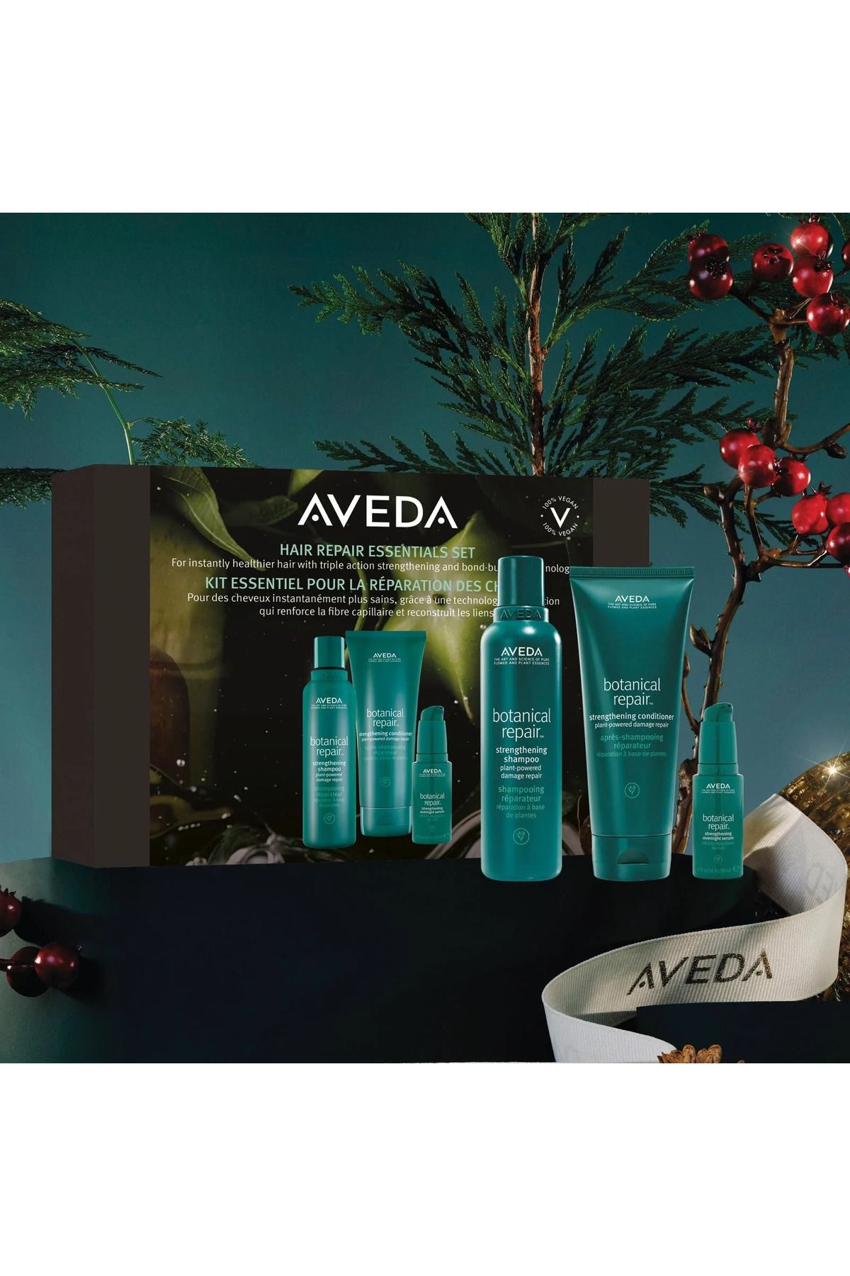 Aveda Botanical Repair Onarım Seti - Şampuan 200ml Saç Kremi 200ml Gece Serumu 30ml