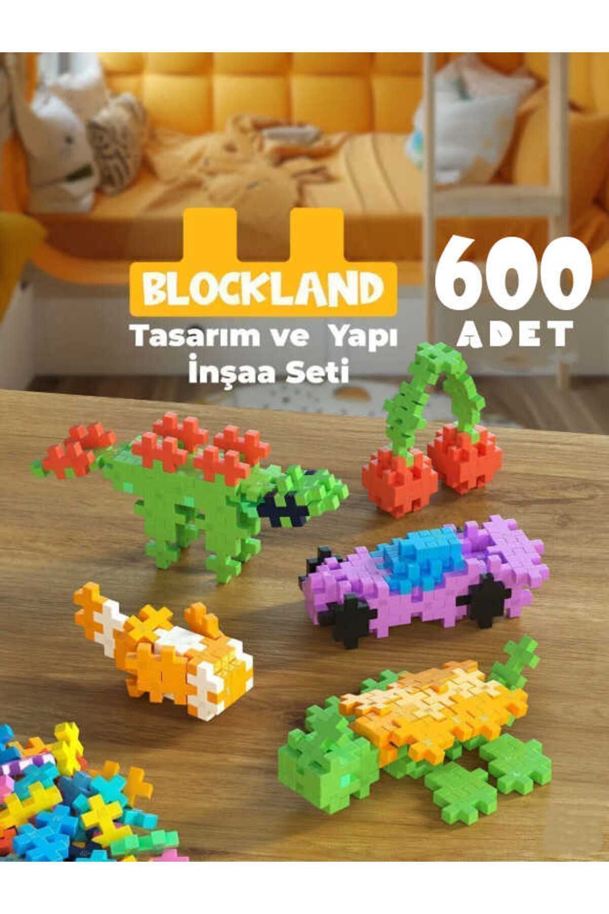 do toys Blockland double plus 600 Parça pixel tasarımcı yapı inşaa eğitici Oyuncak