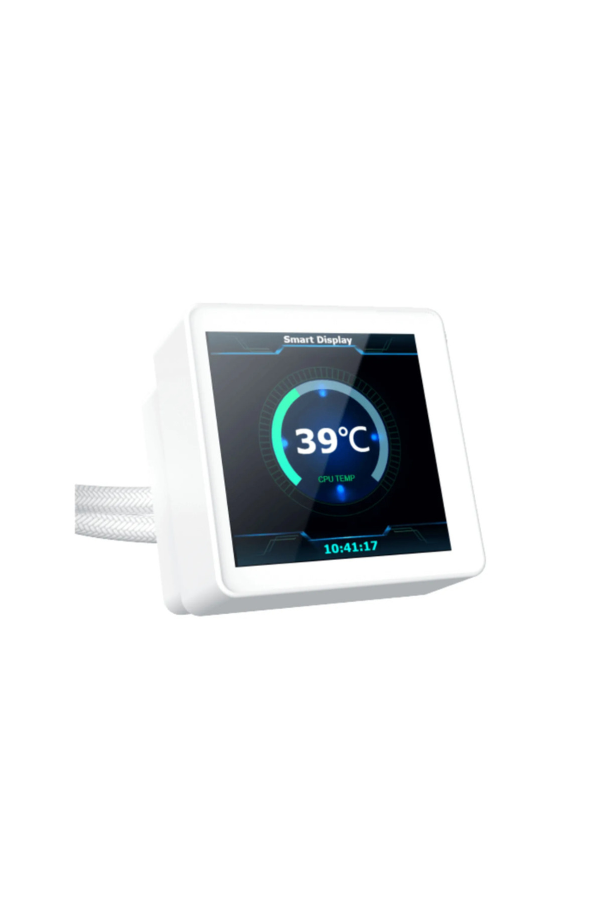 Xigmatek-مبرد سائل وحدة المعالجة المركزية Connect 240 White Smart Digital LCD 4