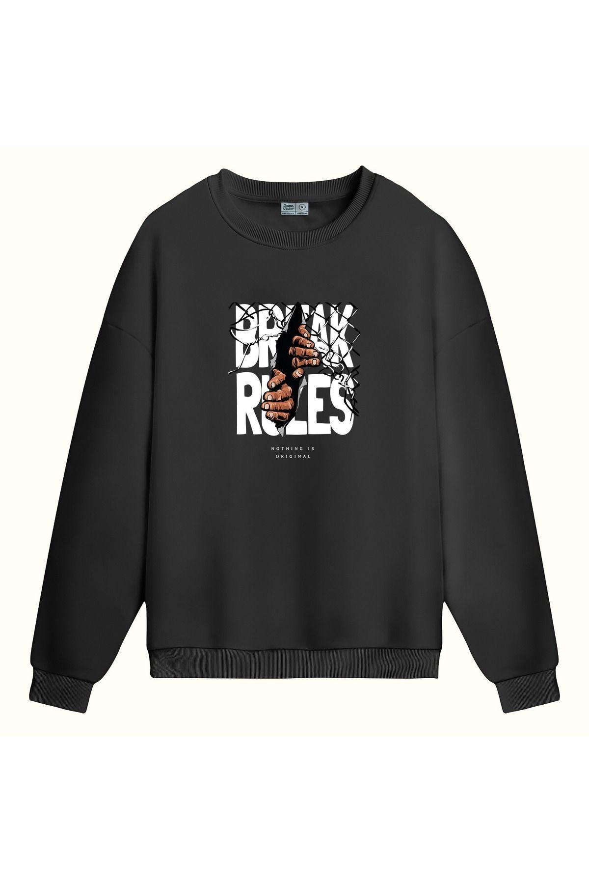 BLACKMAYS nothing is original tasarımlı sweatshirt