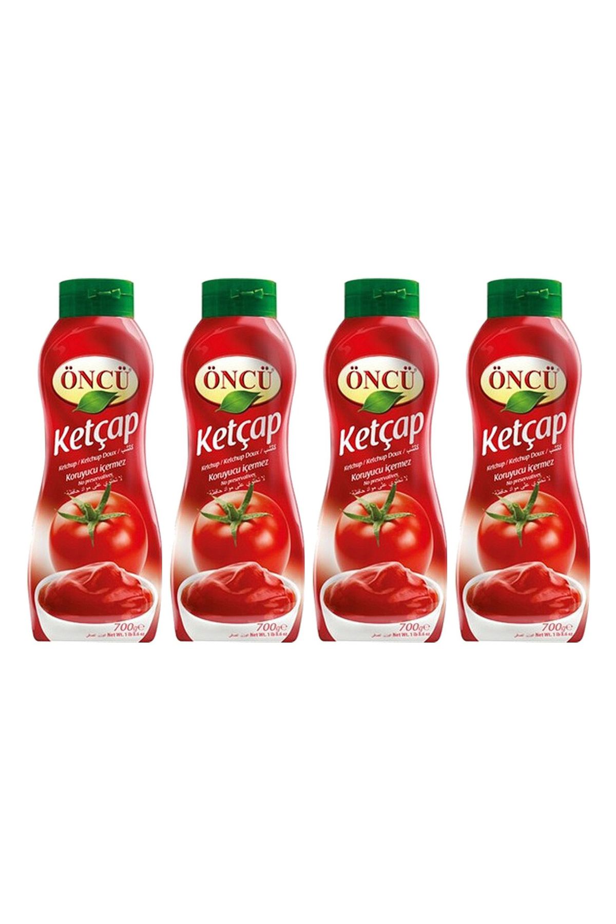 Öncü Ketçap 700 G Tatlı x 4 Adet