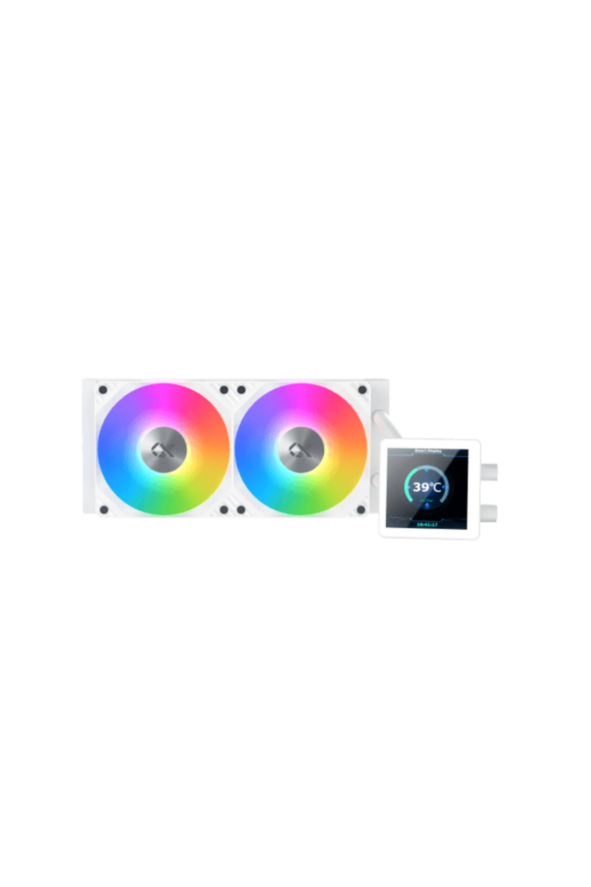 Xigmatek-مبرد سائل وحدة المعالجة المركزية Connect 240 White Smart Digital LCD 1