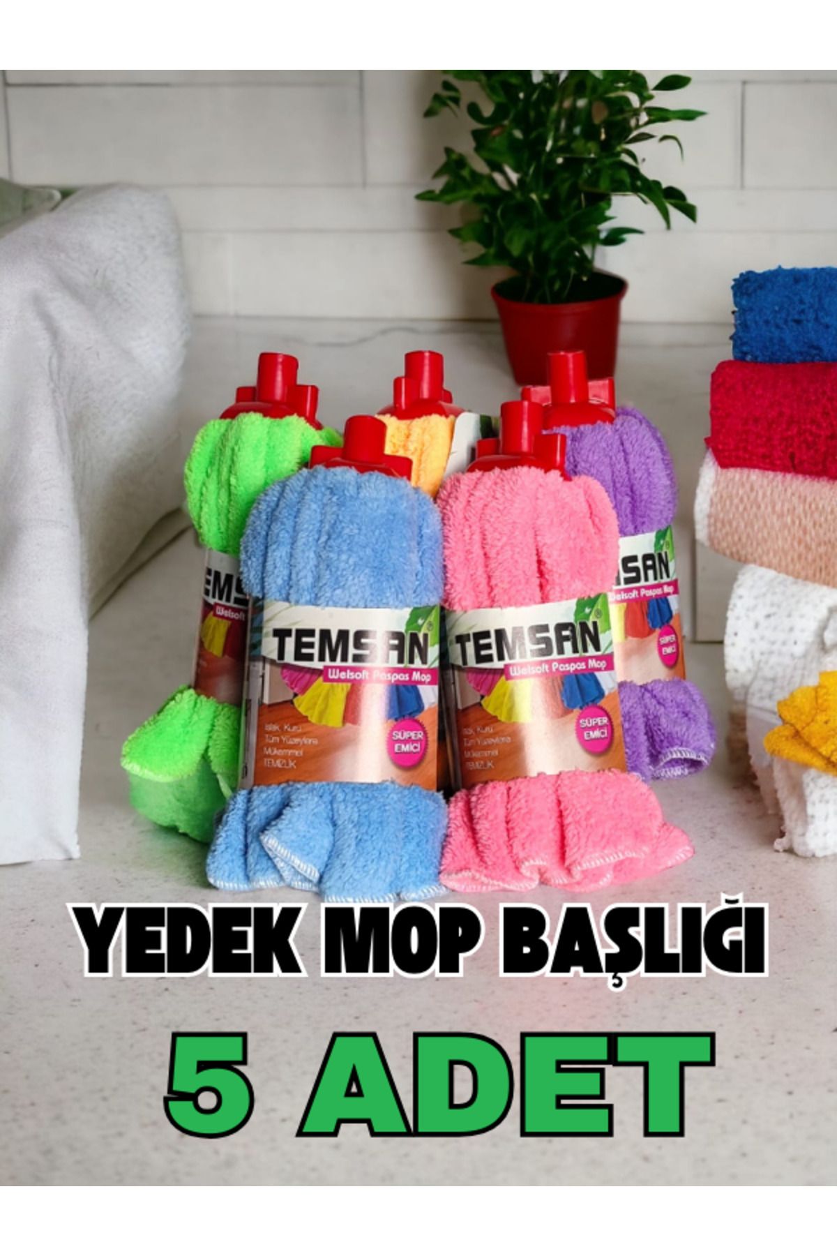 TM Temsan Temsan Welsoft Paspas Yedek Başlık 5'li