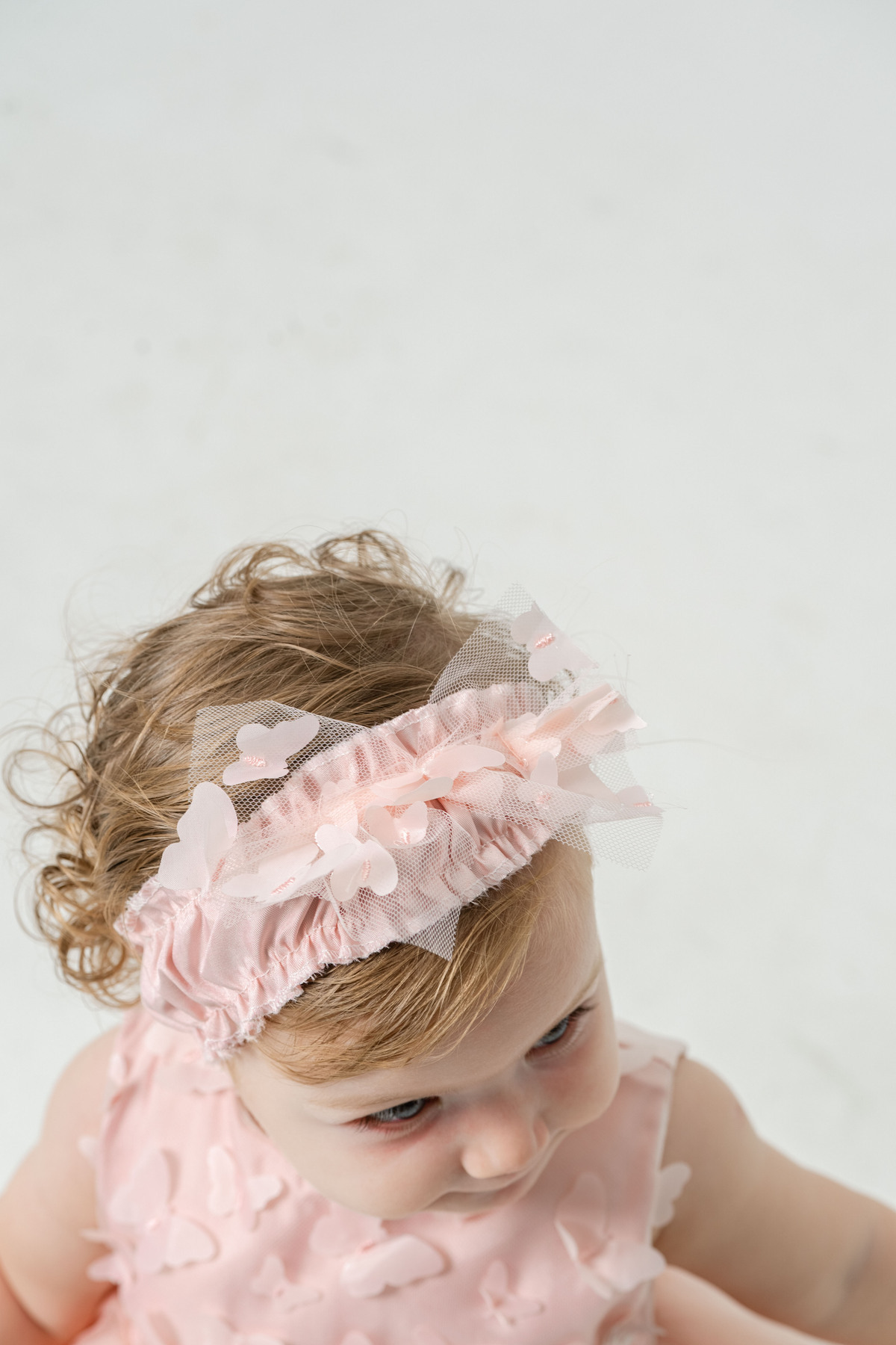 Eray Kids Kız Bebek Abiye Elbise Kelebekli Kat Kat Etekli Doğum Günü Bebek Elbisesi 6-18 Aylık fotoğrafı 3 (önizleme)