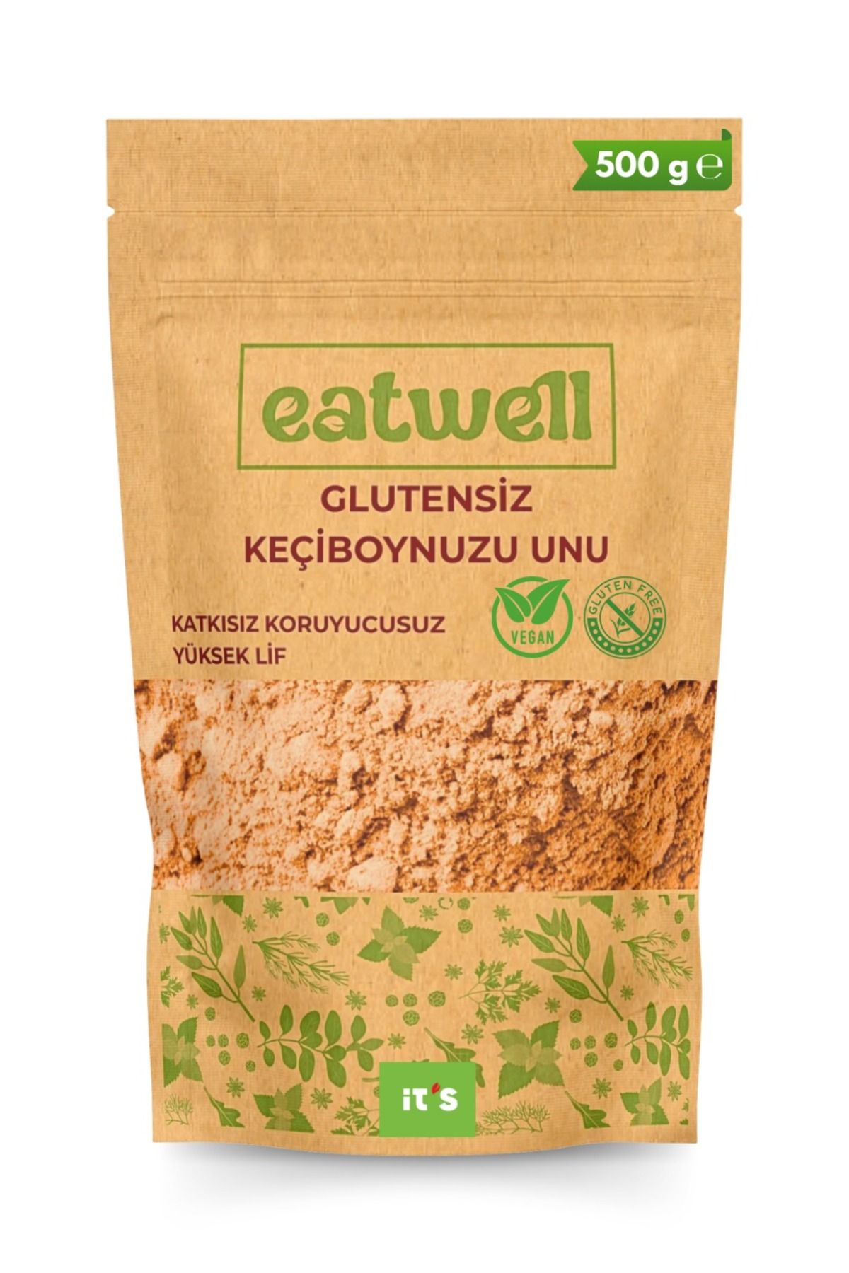 it's Eatwell Glutensiz Keçiboynuzu (Harnup) Unu 500 G