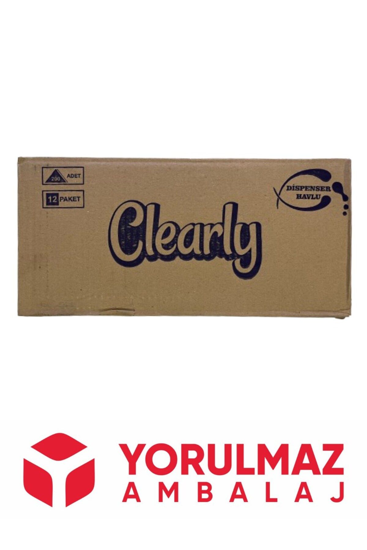 Cleary Clearly Z Katlı Dispanser Kağıt Havlu 200 x 12 Adet