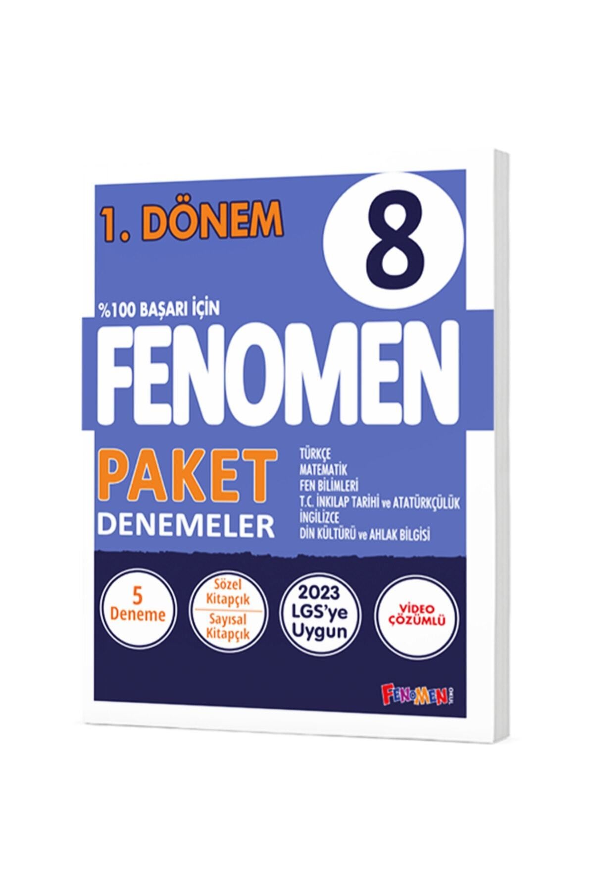 Fenomen Yayıncılık Fenomen 8 Sınıf Tüm Dersler Genel Paket Deneme