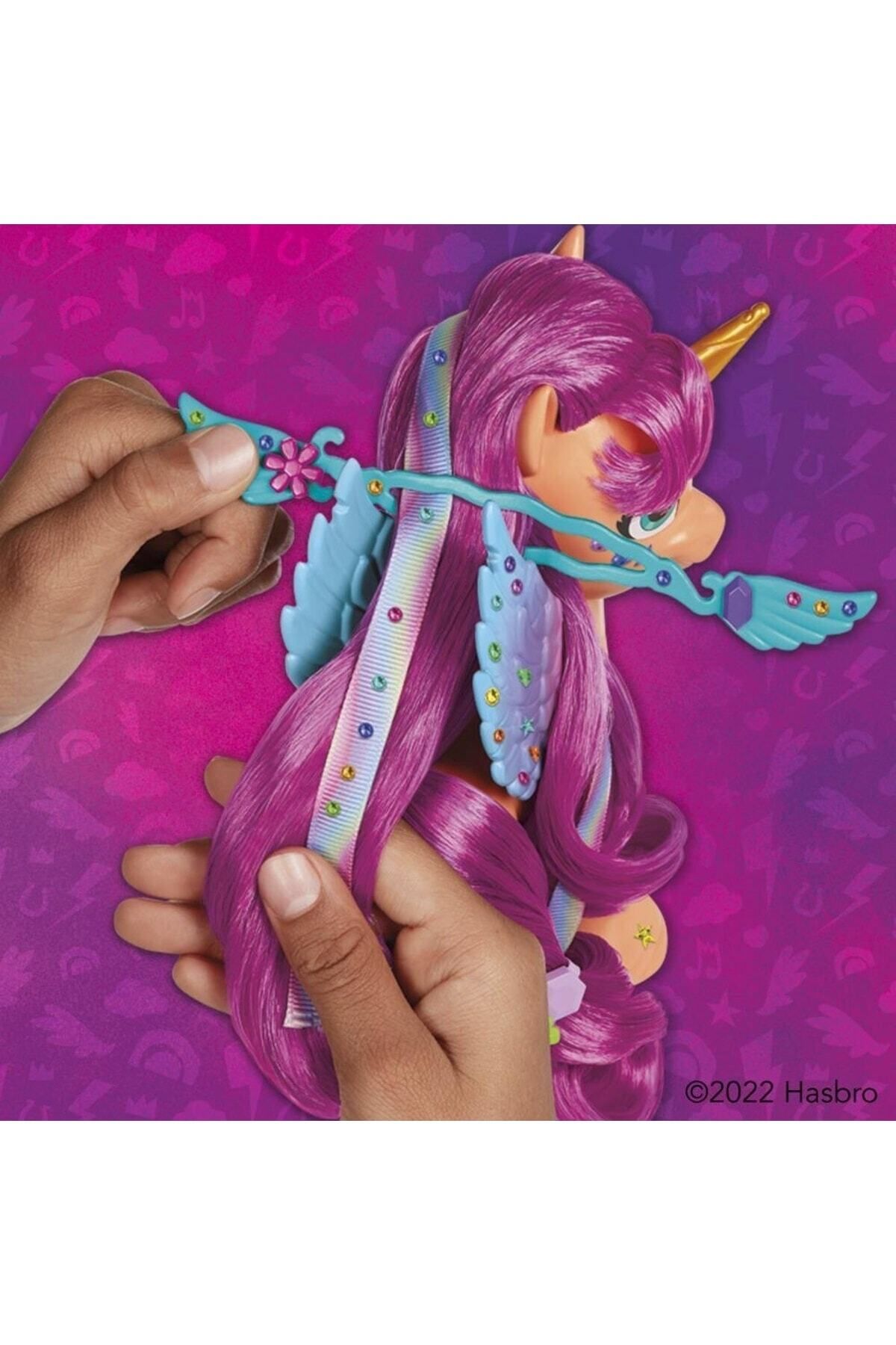 MY LITTLE PONY-Hasbro F3873 Sunny with Ribbon Hair Design: A New Generation +5 Years 6